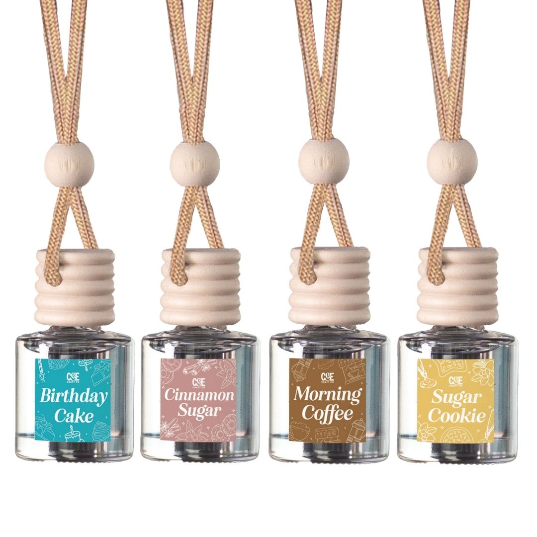 Bakery 4 Pack Scented Car Fresheners Bundle