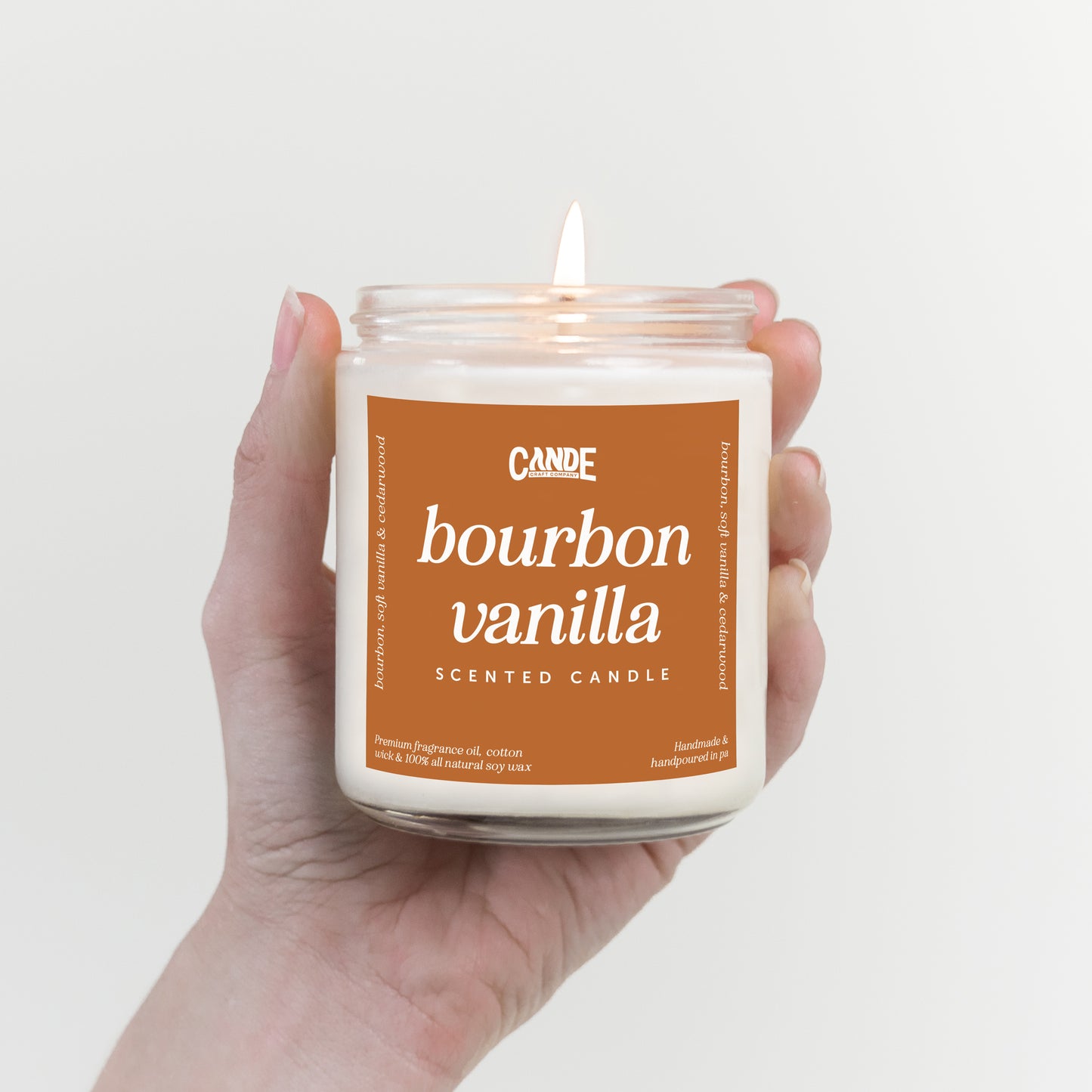 Bourbon Vanilla Scented Candle
