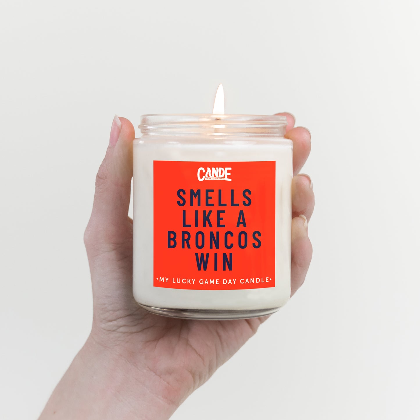 Smells Like a Broncos Win Candle