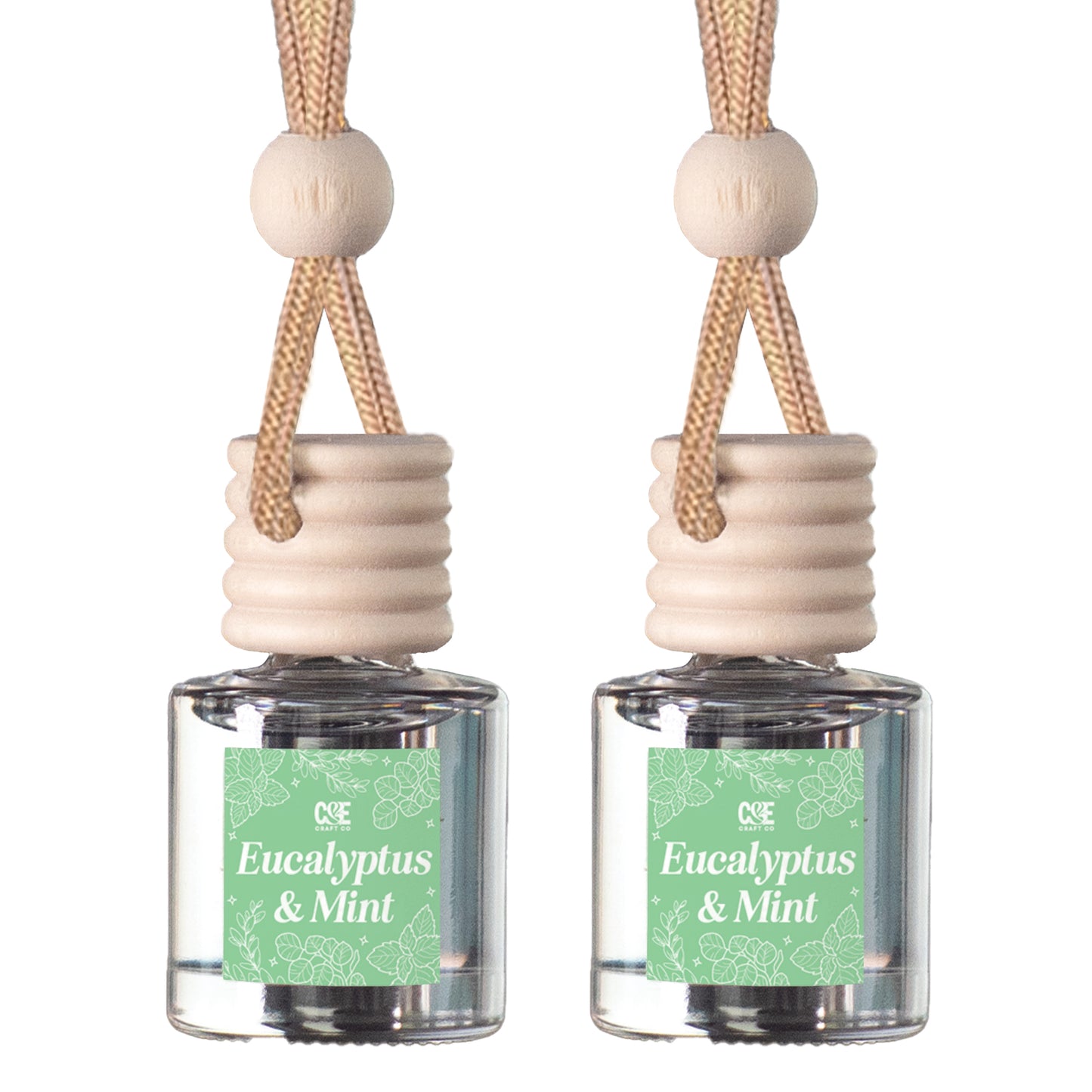 Scented Car Freshener 2 Pack - Long-lasting Fragrance