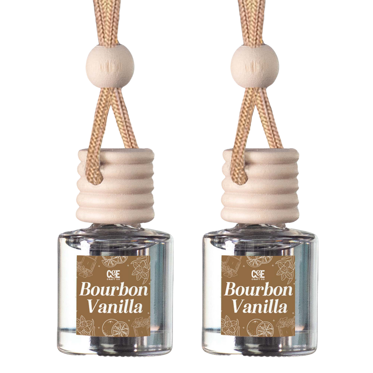 Scented Car Freshener 2 Pack - Long-lasting Fragrance