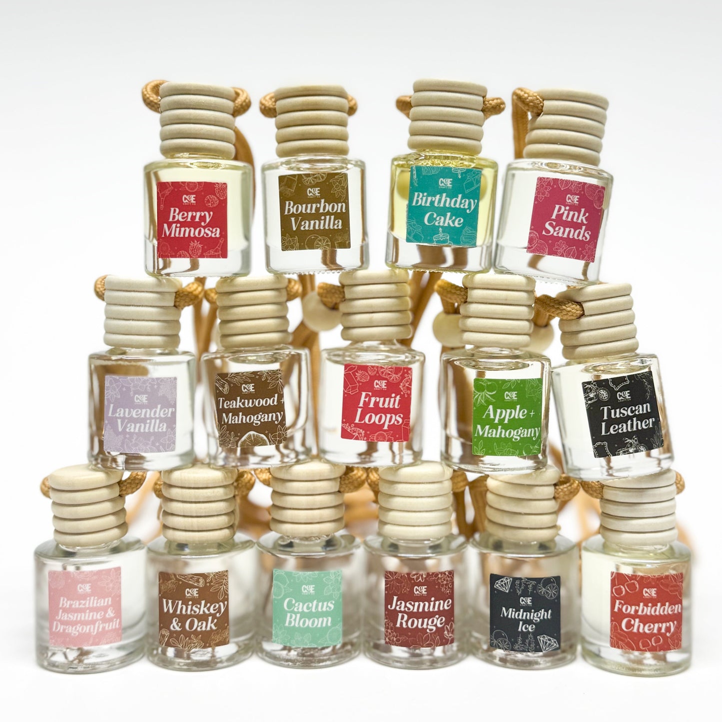 Scented Car Air Freshener Vehicle Air Fresheners CANDECraftCo