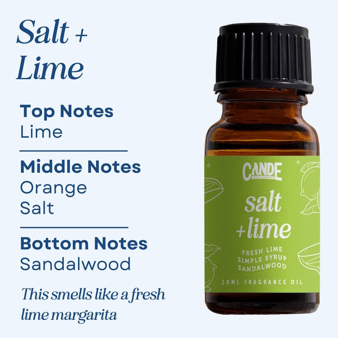 Scented Premium Fragrance Oil C & E Craft Co Salt + Lime