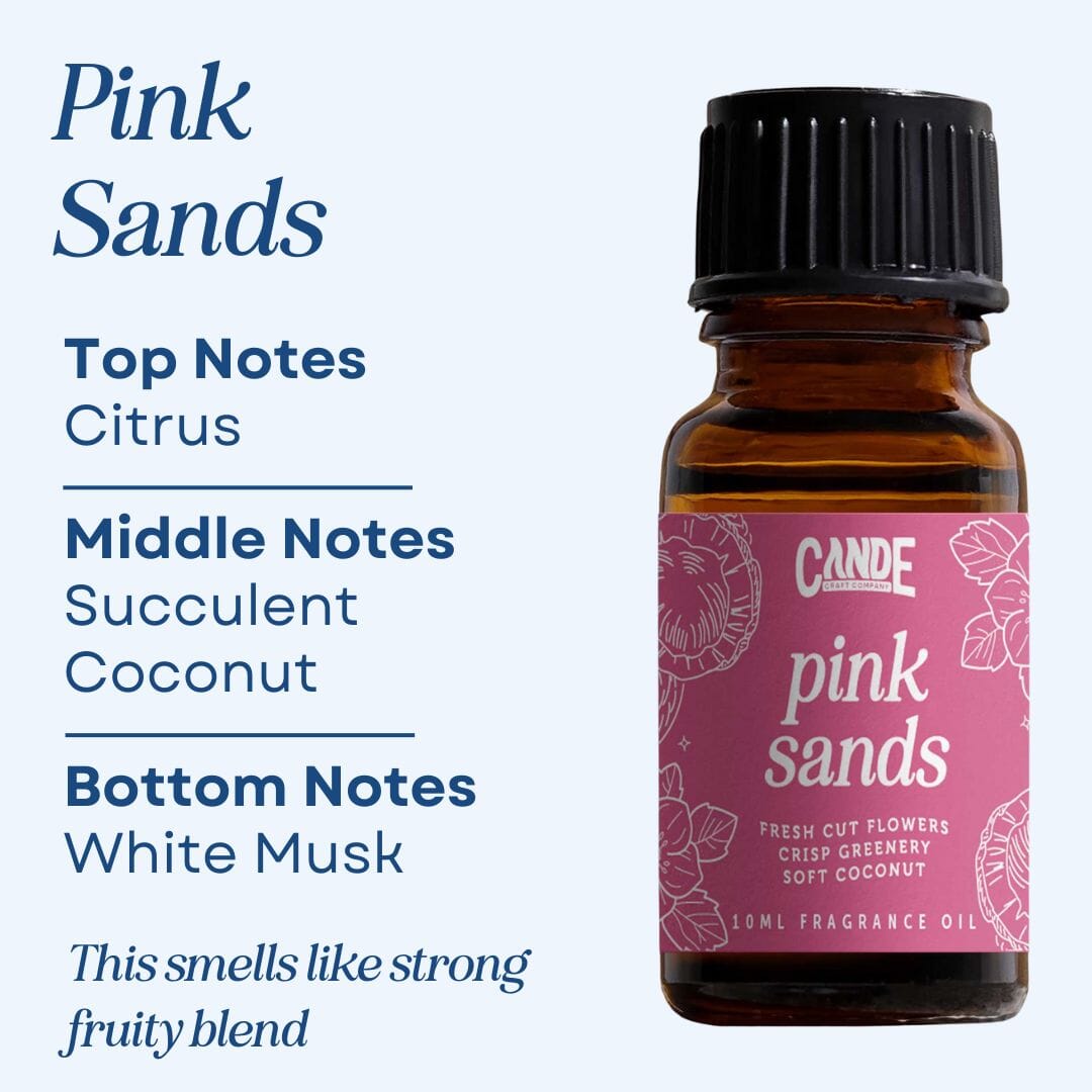 Scented Premium Fragrance Oil C & E Craft Co Pink Sands
