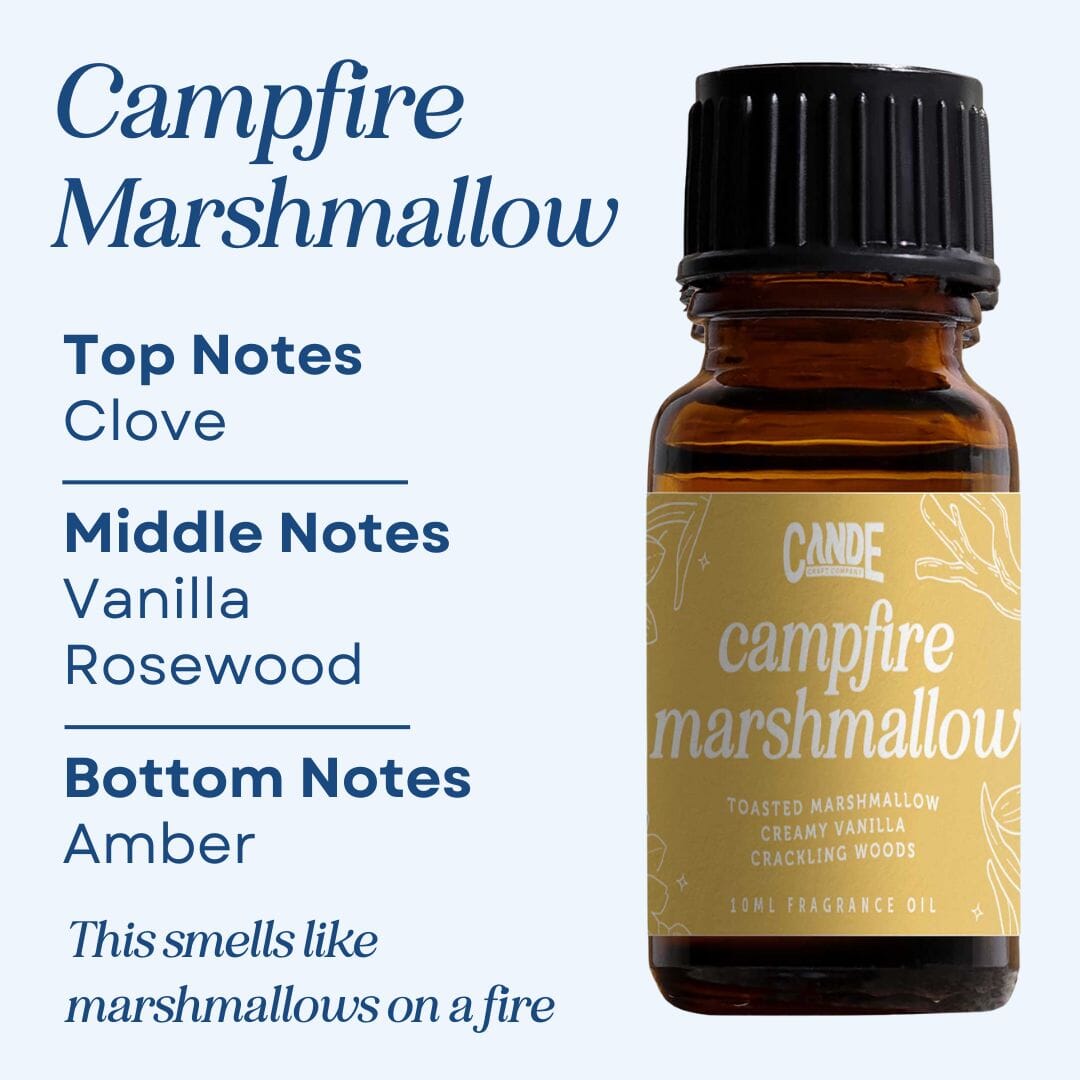 Scented Premium Fragrance Oil C & E Craft Co Campfire Marshmallow