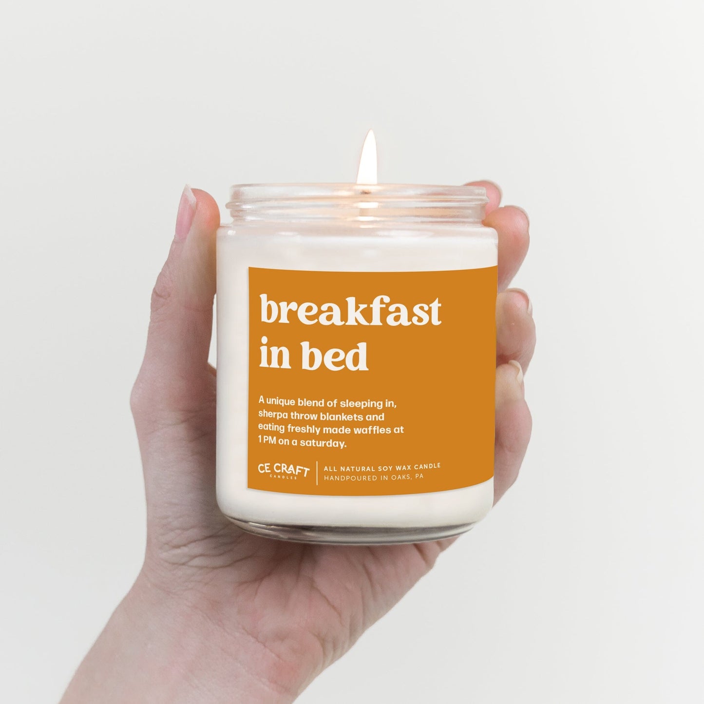 Breakfast in Bed Candle Candles CE Craft