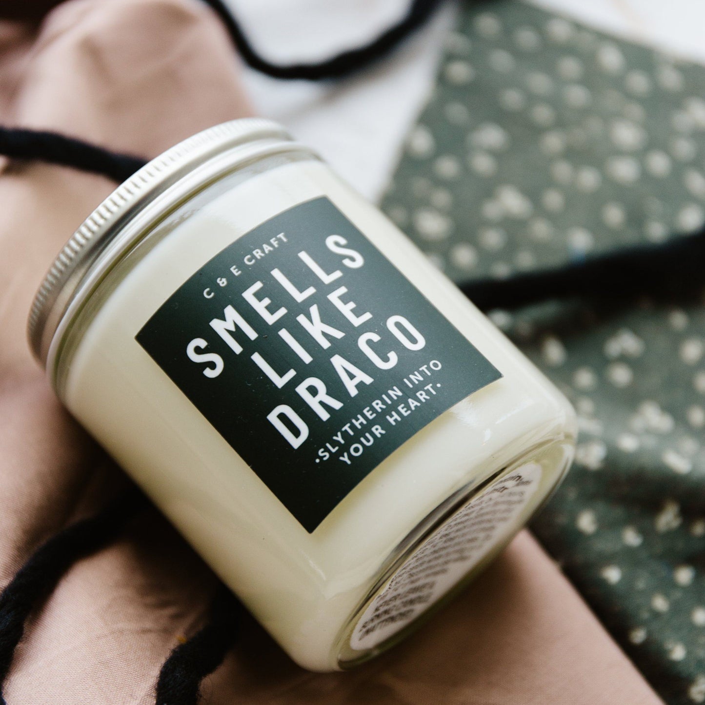 C&E - Smells Like Draco - Soy Wax Candle - Pop Culture Candle - Smells Like Candle C & E Craft Co