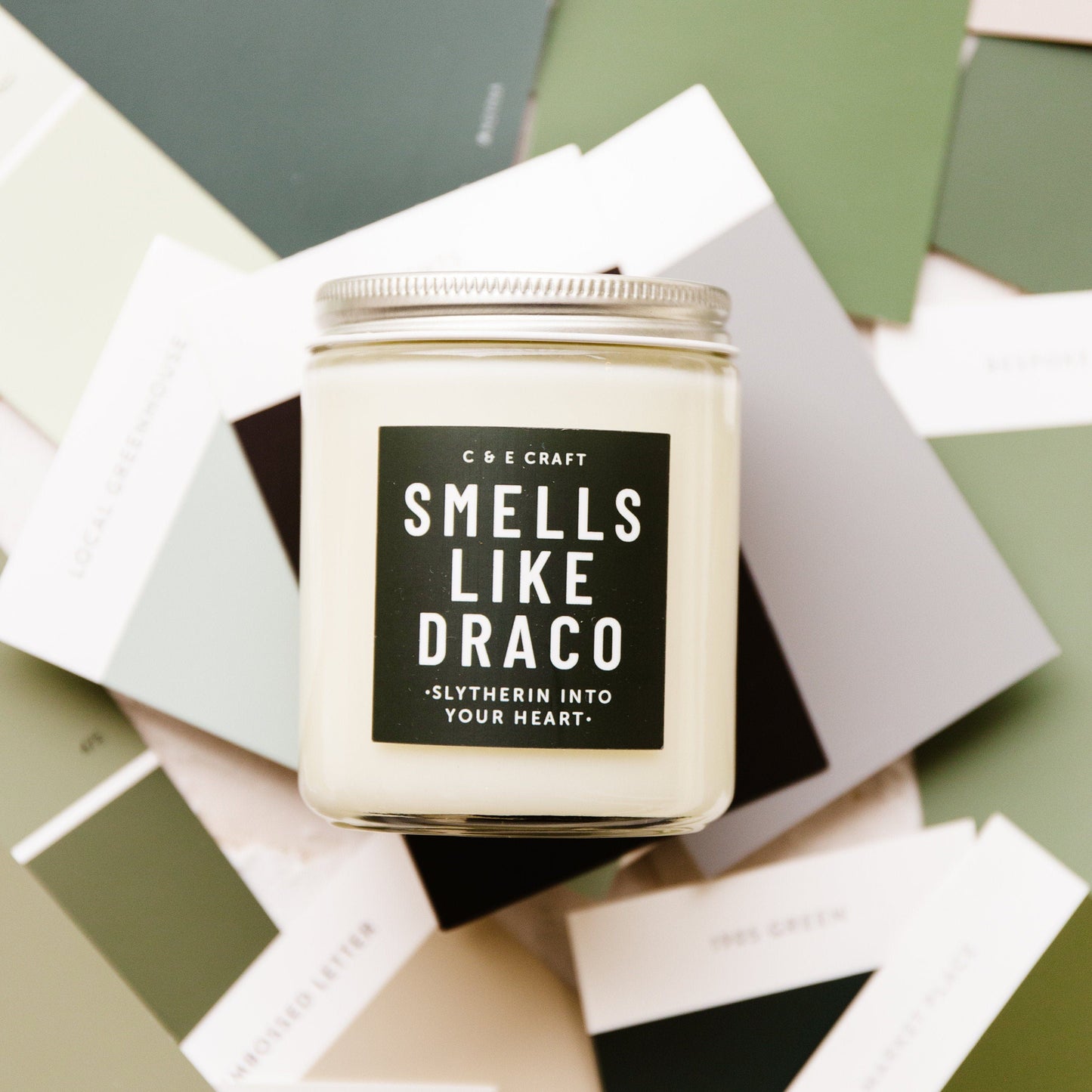 C&E - Smells Like Draco - Soy Wax Candle - Pop Culture Candle - Smells Like Candle C & E Craft Co