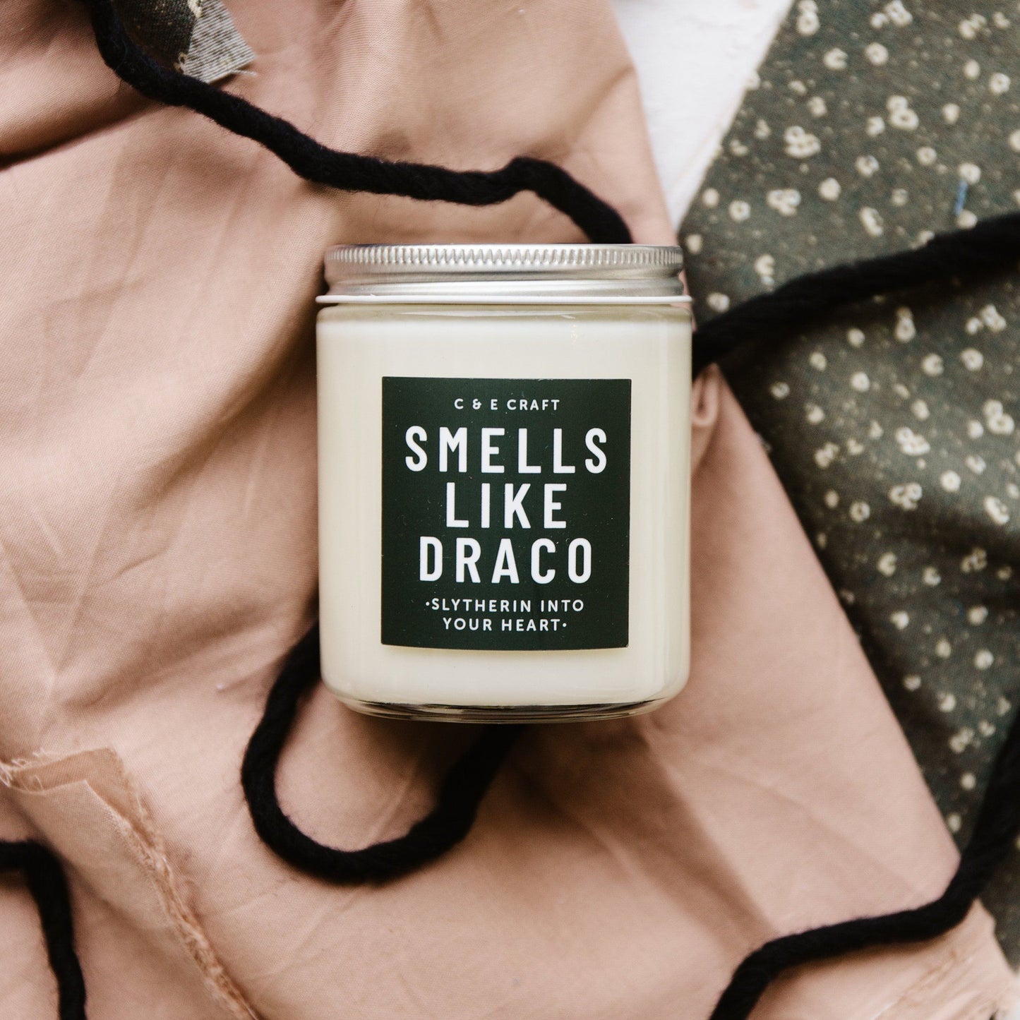 C&E - Smells Like Draco - Soy Wax Candle - Pop Culture Candle - Smells Like Candle C & E Craft Co