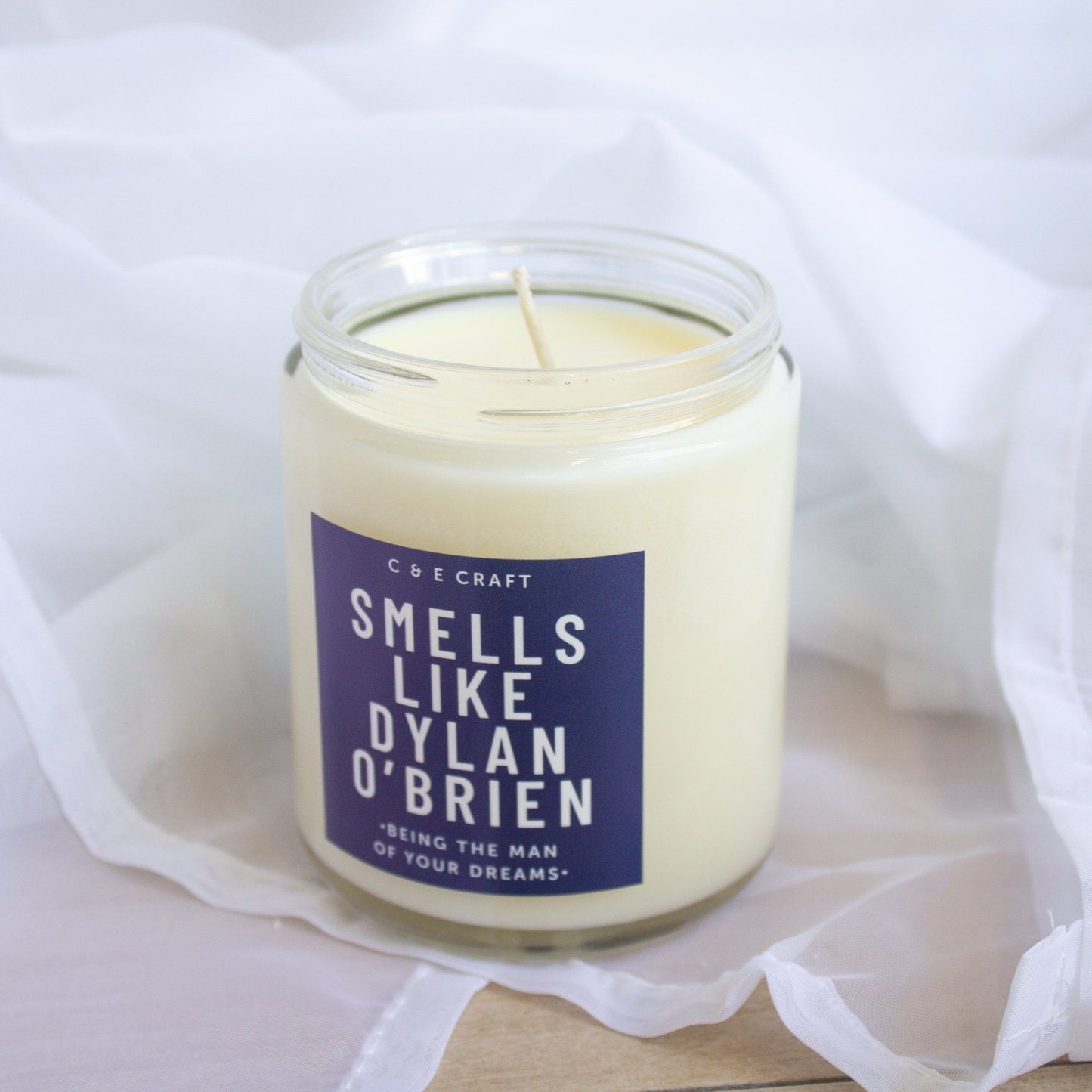C&E - Smells Like Dylan O'Brien Soy Wax Candle - Smells Like Candle - Gift for Her C & E Craft Co