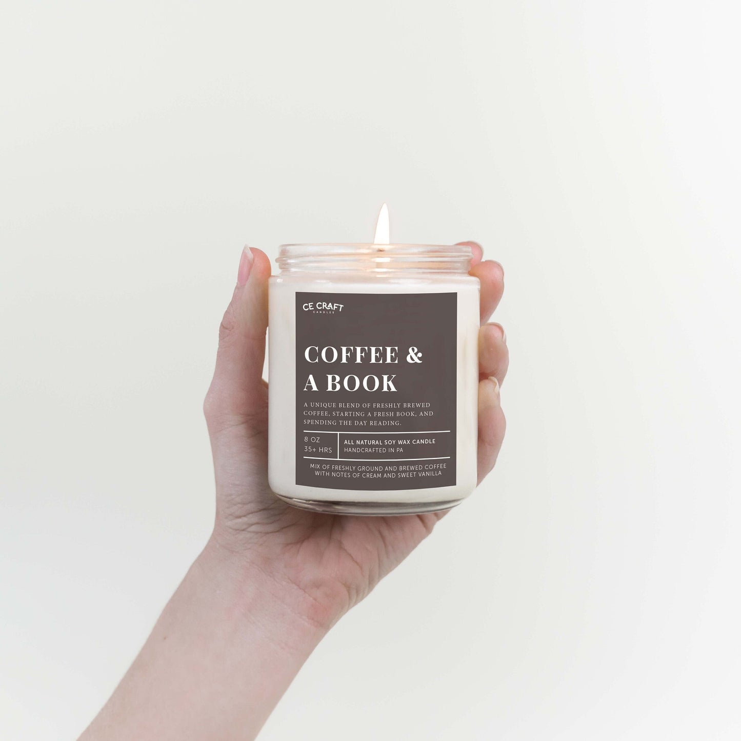 Coffee and A Book Scented Candle Candle CE Craft