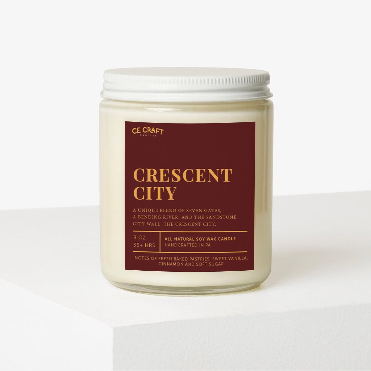 Crescent City Scented Soy Wax Candle C & E Craft Co