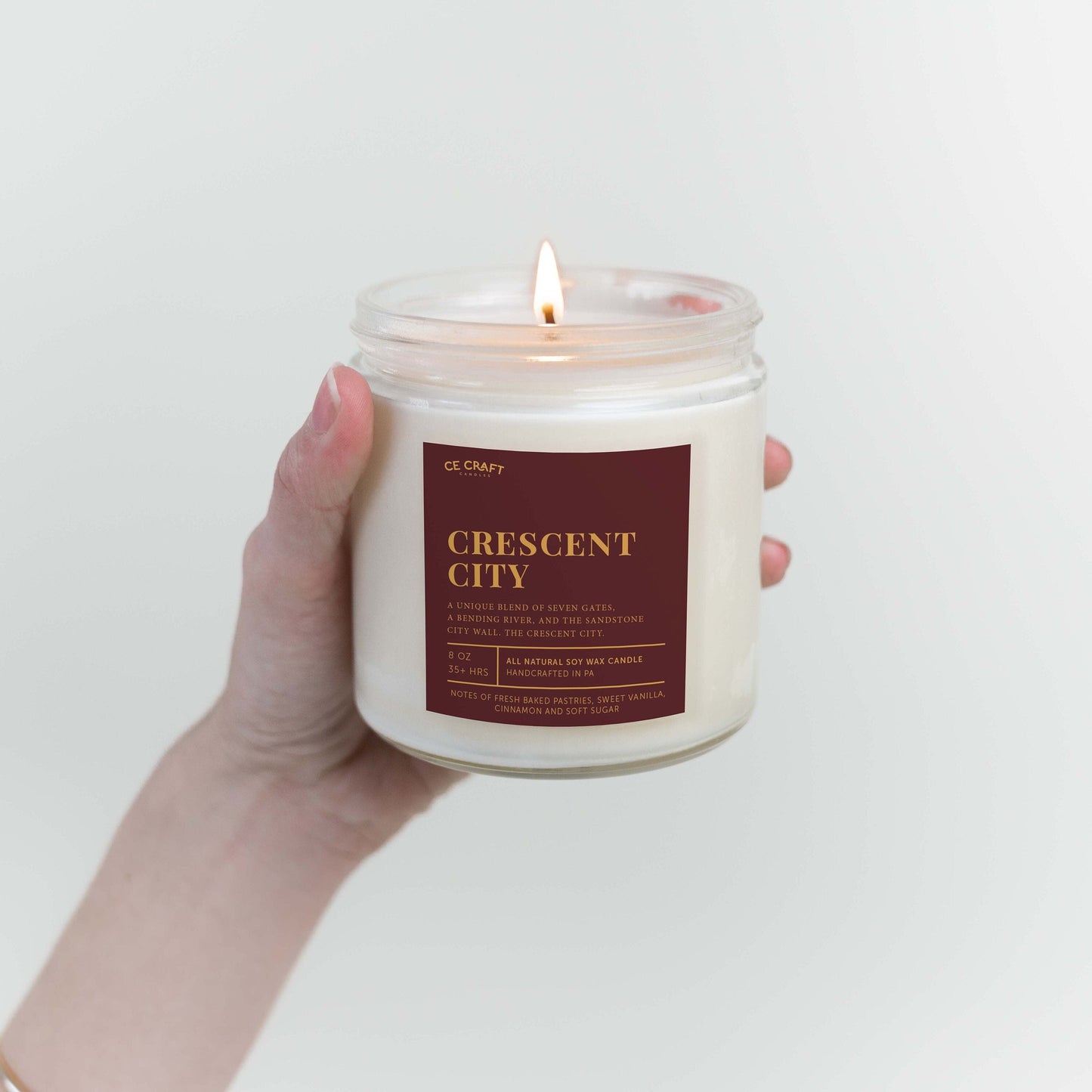 Crescent City Scented Soy Wax Candle C & E Craft Co