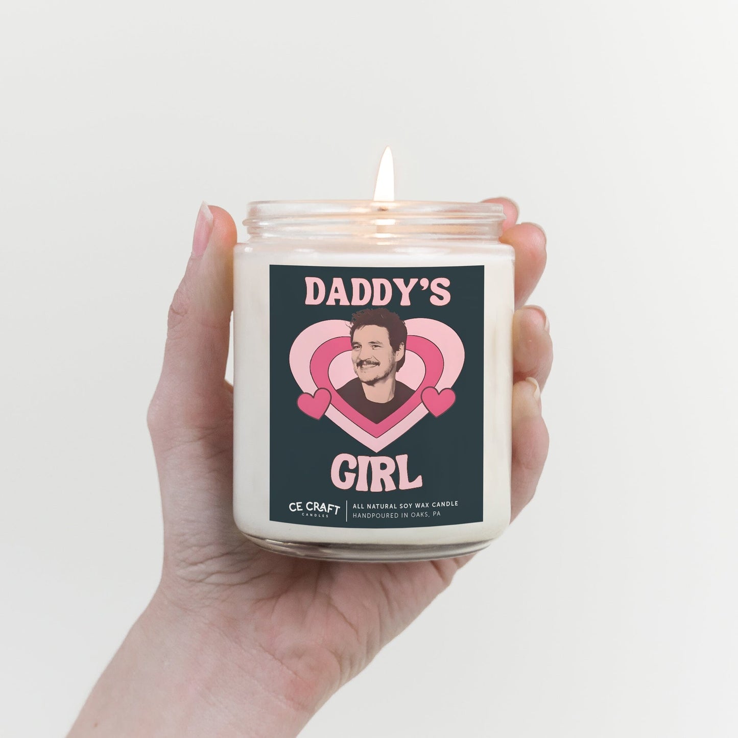 Daddy's Girl Pedro Pascal Candle Candles CE Craft