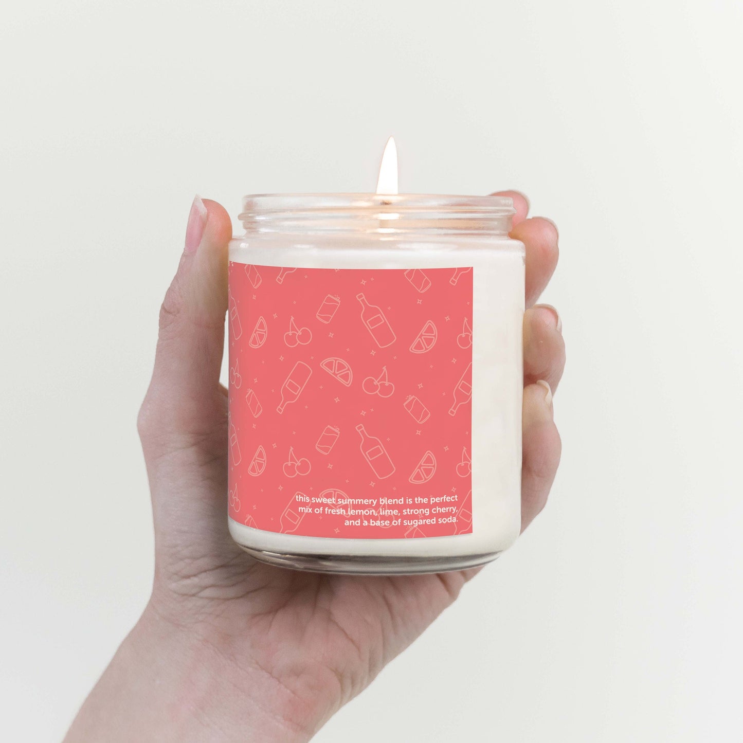 Dirty Shirley Cocktail Scented Candle C & E Craft Co