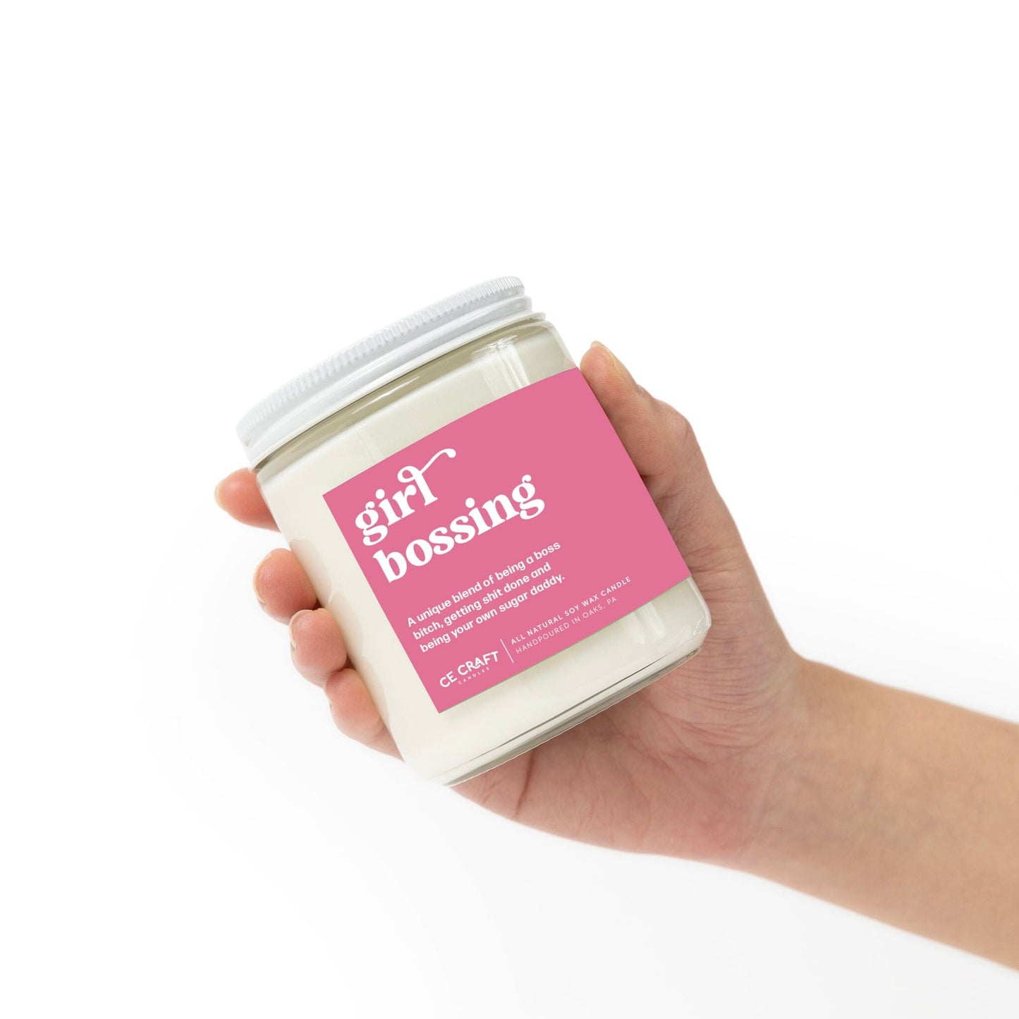 Girl Bossing Candle Candles CE Craft
