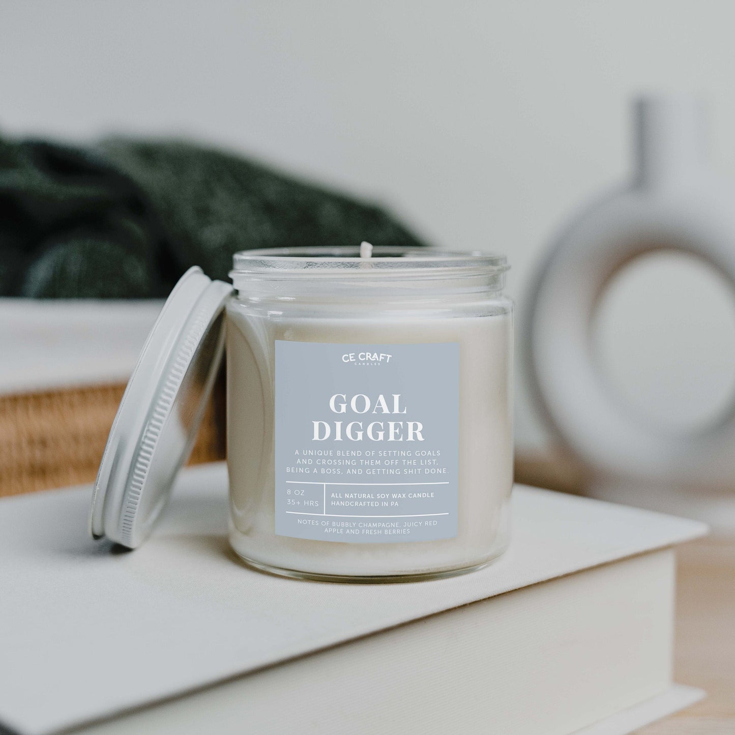 Goal Digger Candle C & E Craft Co