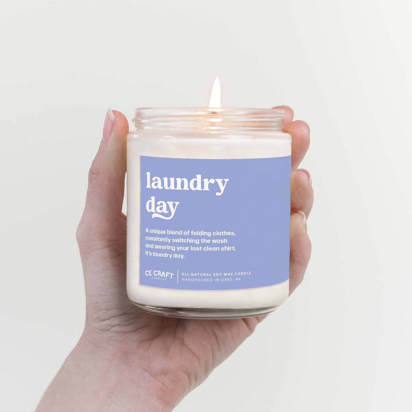 Laundry Day Candle Candles CE Craft