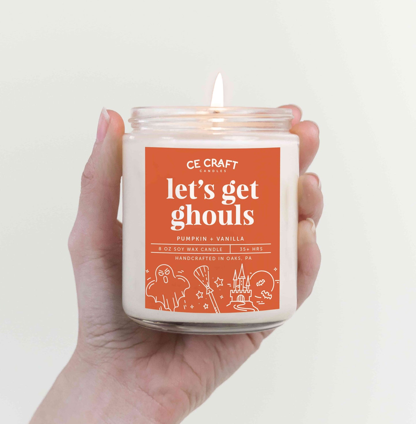 Let's Go Ghouls Scented Candle Candles CE Craft