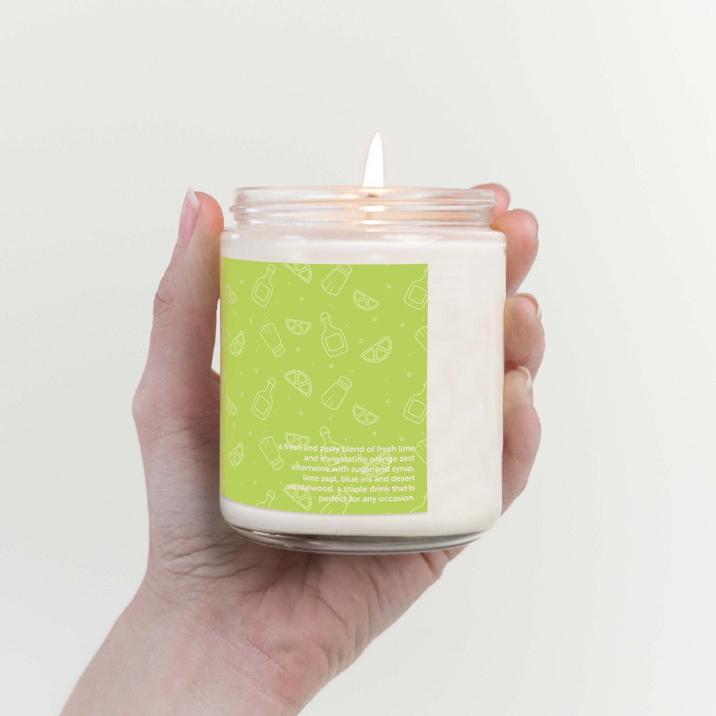 Margarita Cocktail Inspired Scented Candle C & E Craft Co