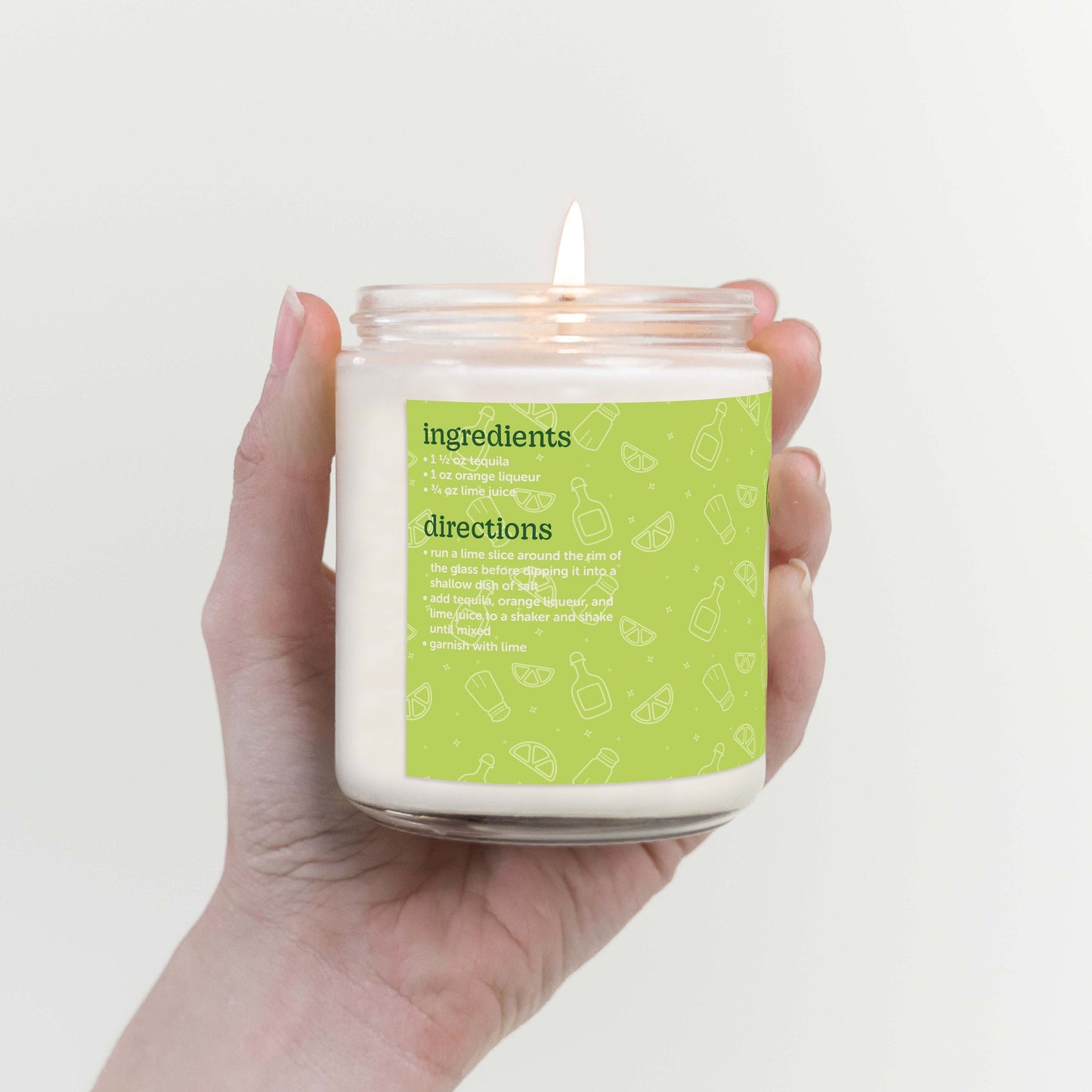 Margarita Cocktail Inspired Scented Candle C & E Craft Co