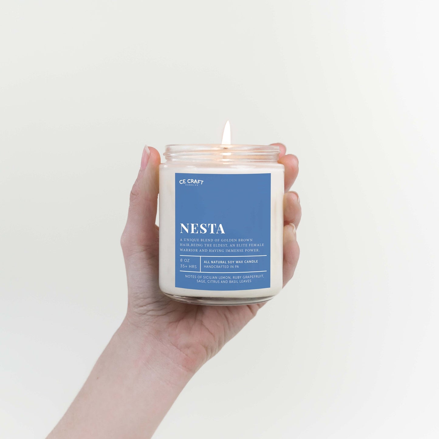 Nesta Scented Soy Wax Candle C & E Craft Co