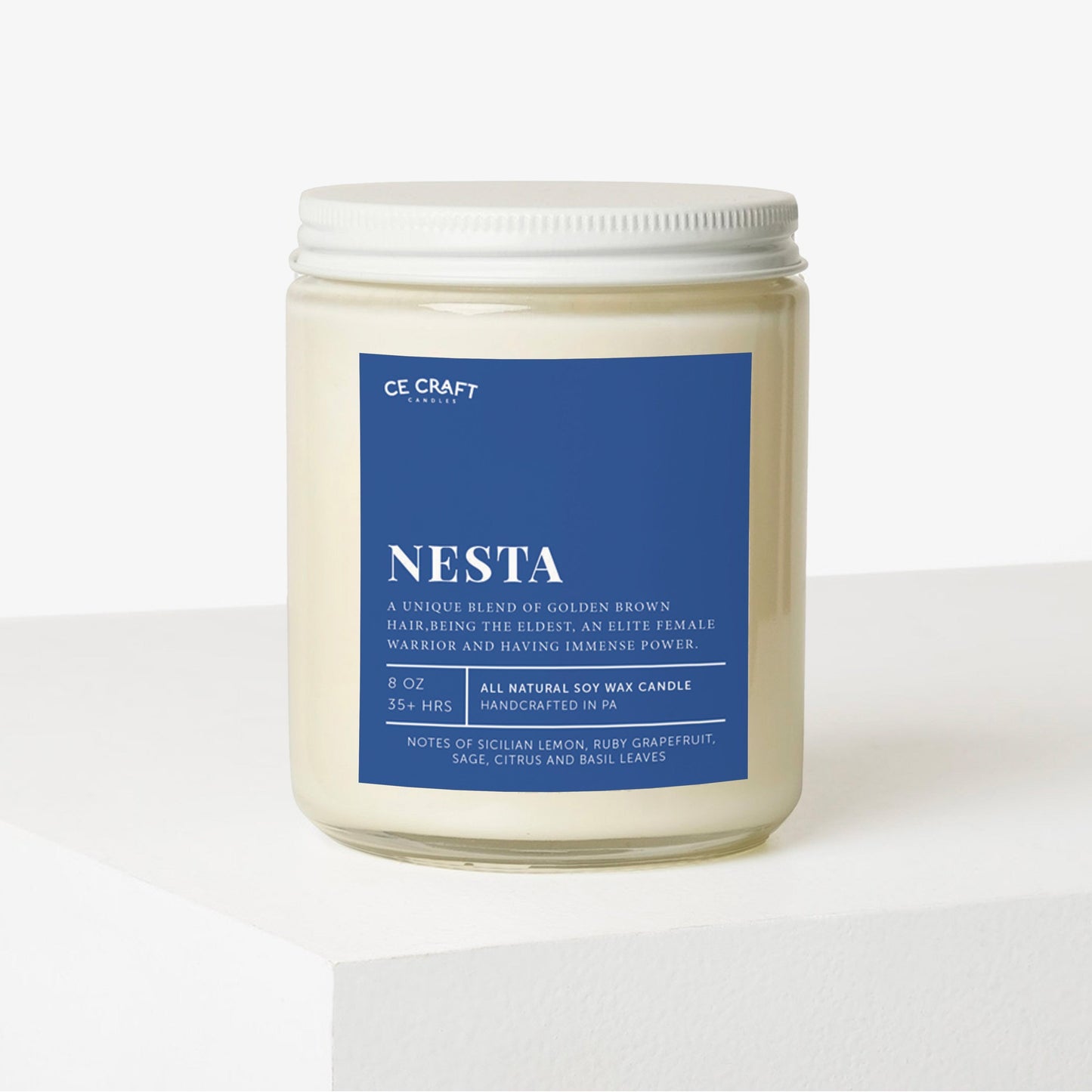Nesta Scented Soy Wax Candle C & E Craft Co