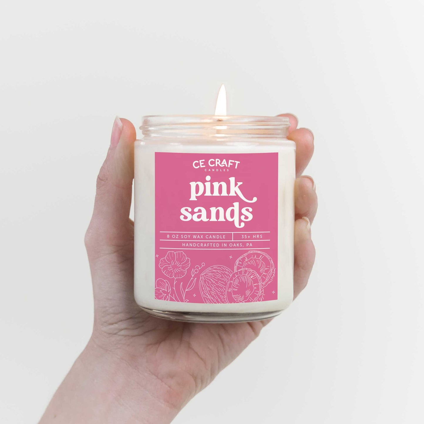Pink Sands Scented Candle Candles CE Craft