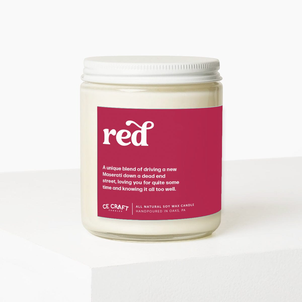 Red Candle Candles CE Craft