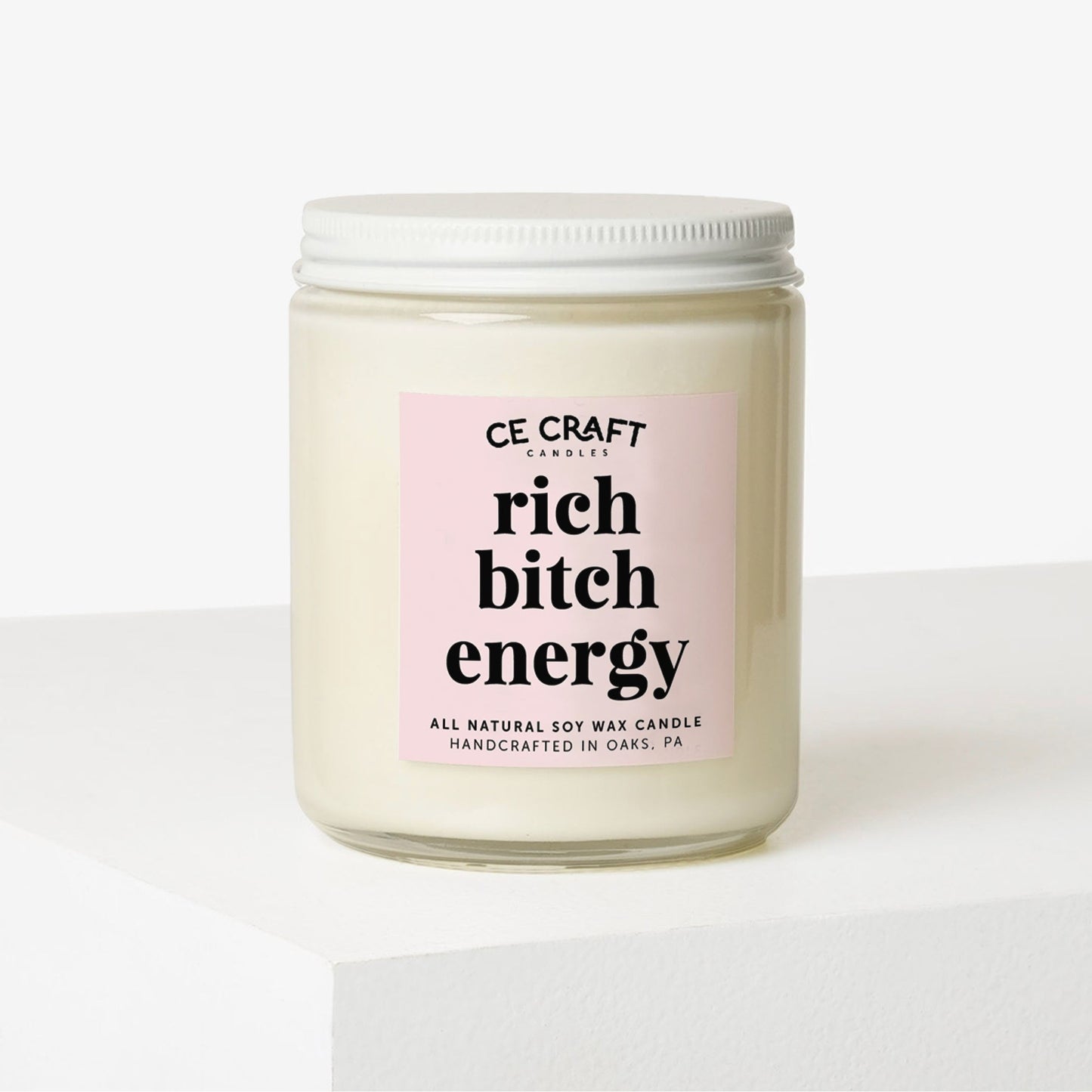 Rich Bitch Energy Candle Candle CE Craft