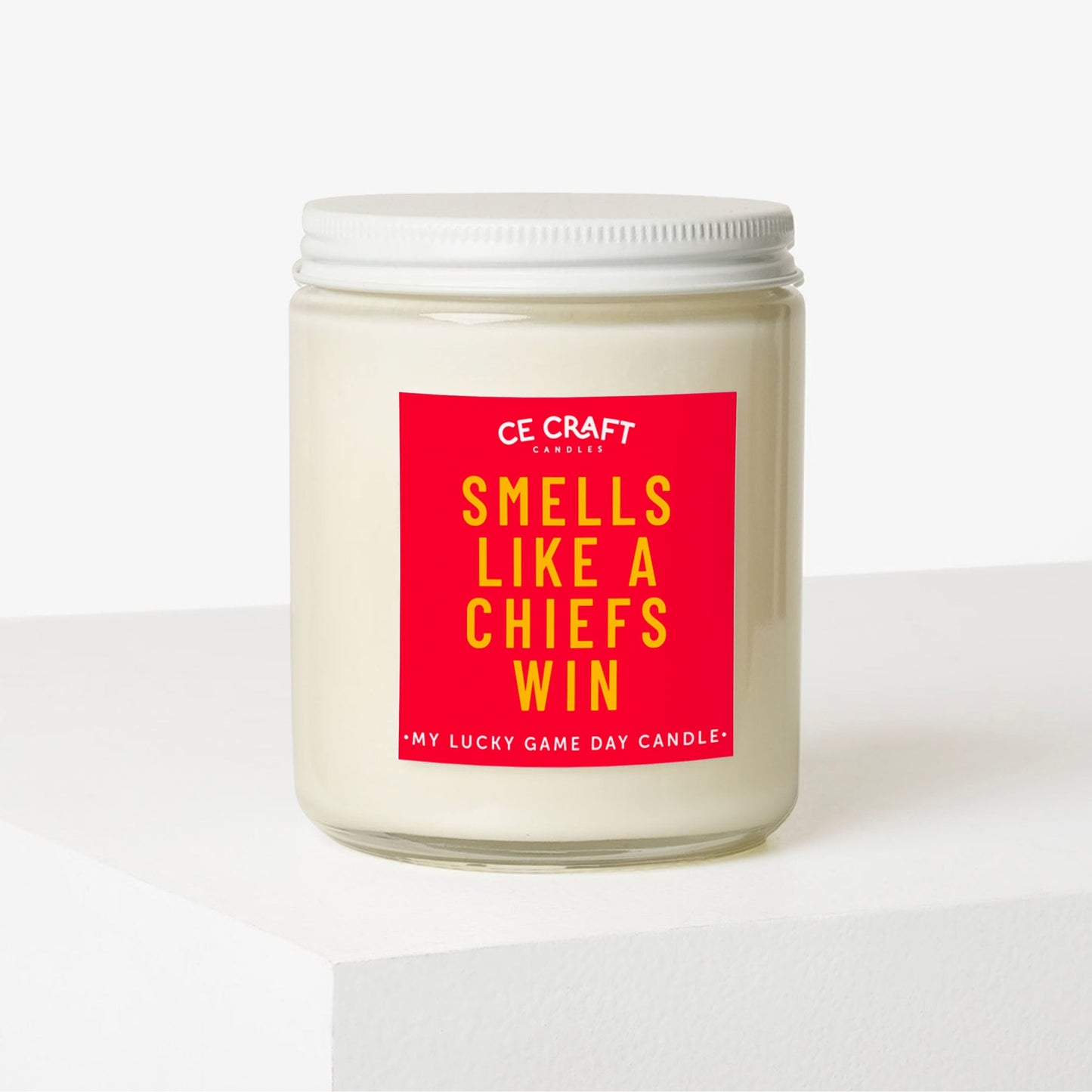 Smells Like a Chiefs Win Scented Candle C & E Craft Co