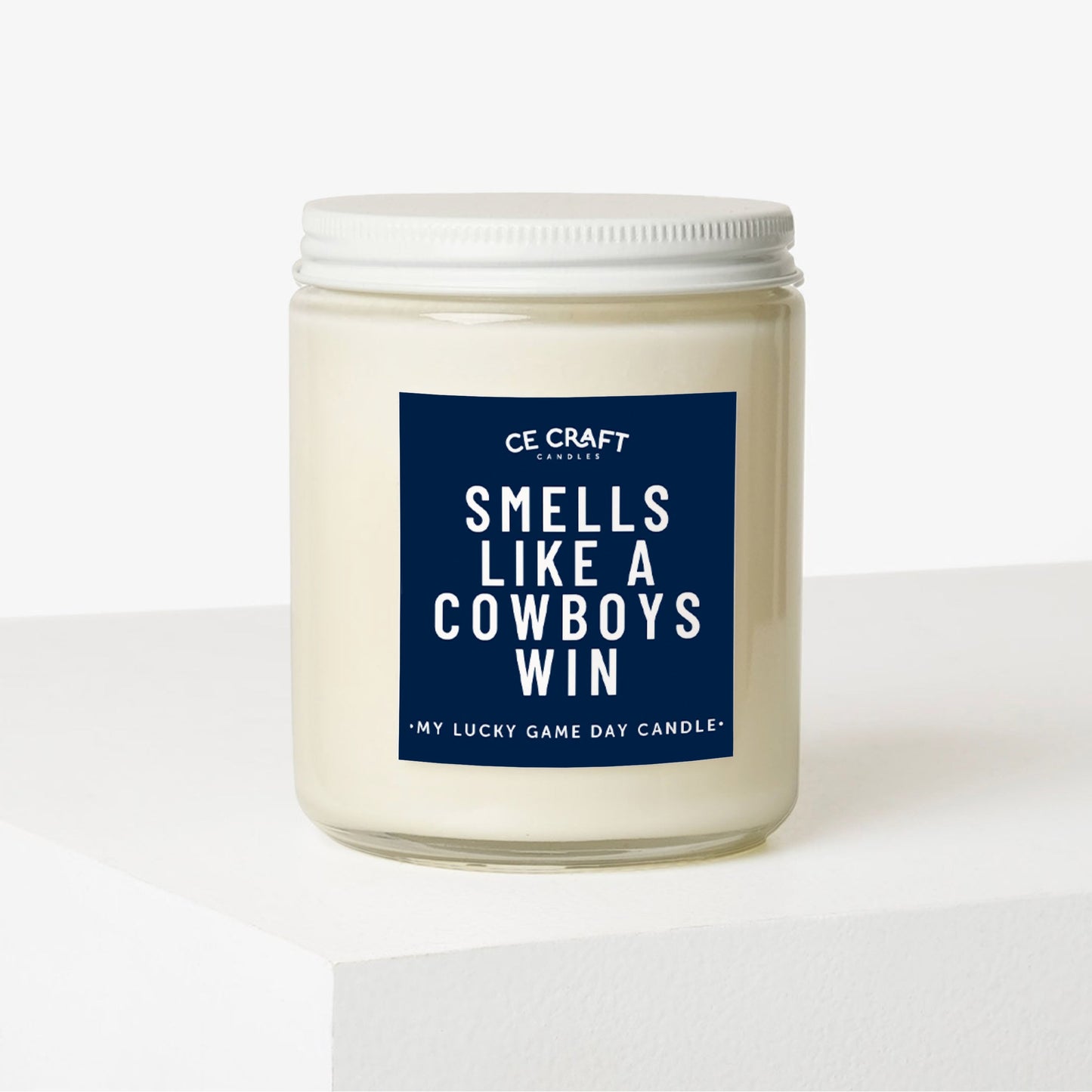 Smells Like a Cowboys Win Scented Candle Candles CE Craft