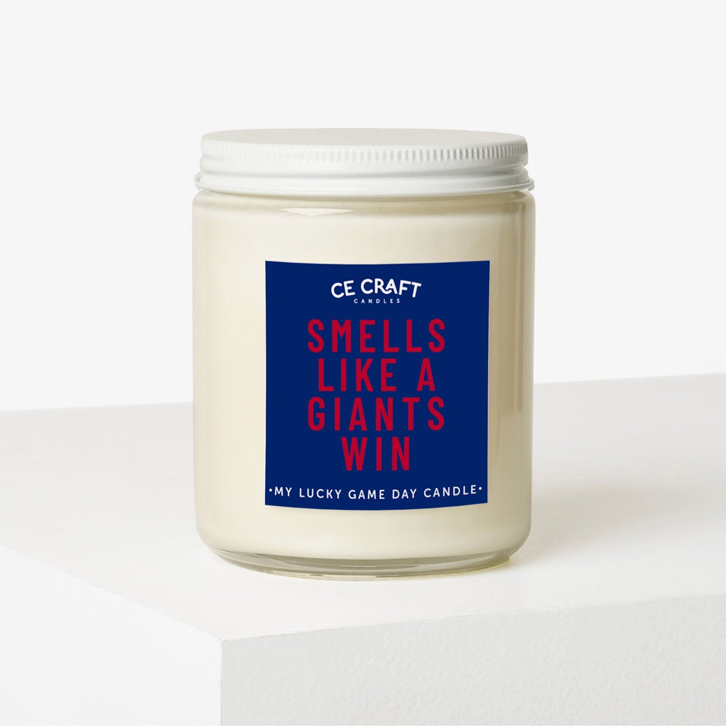Smells Like a Giants Win Scented Candle C & E Craft Co