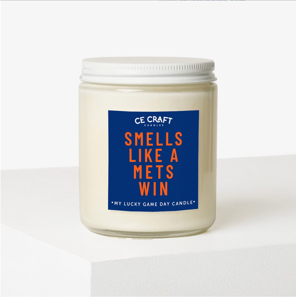 Smells Like a Mets Win Candle Candles CE Craft