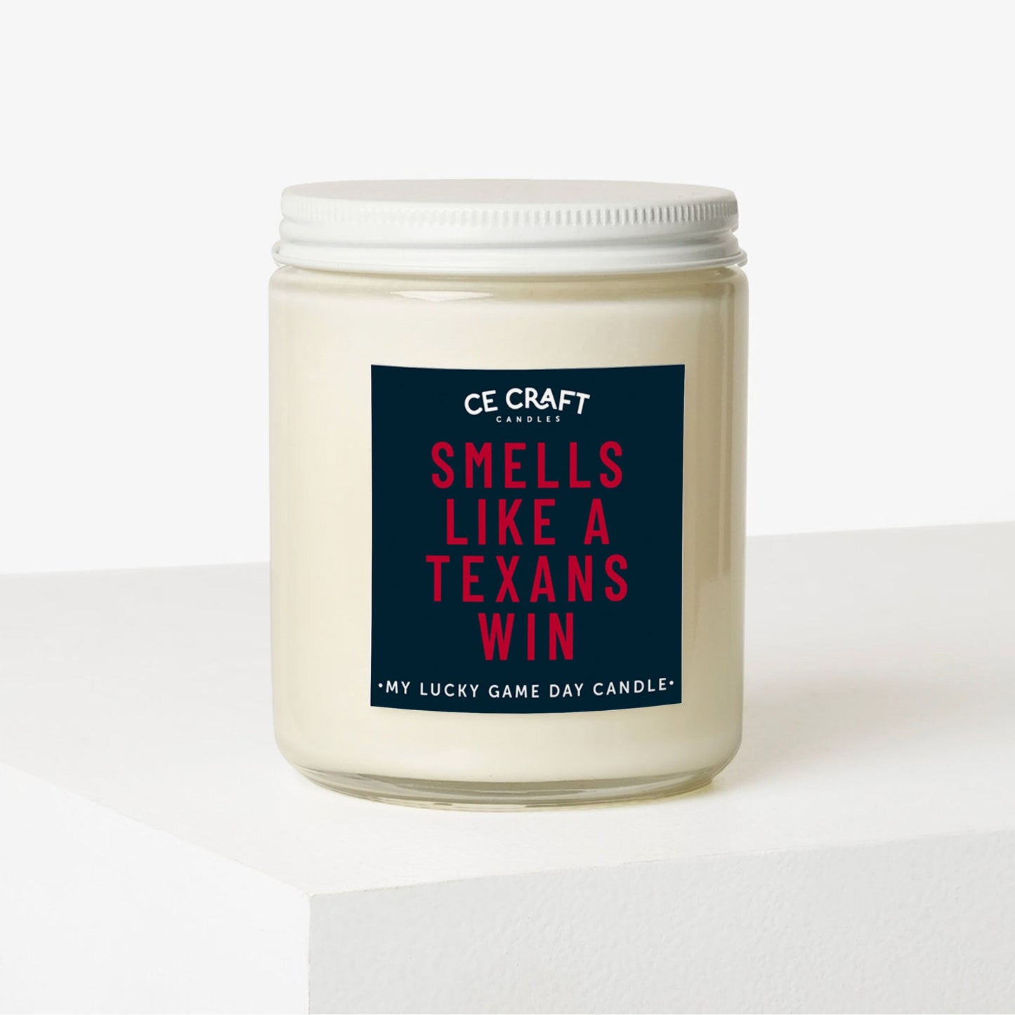 Smells Like a Texans Win Scented Candle C & E Craft Co