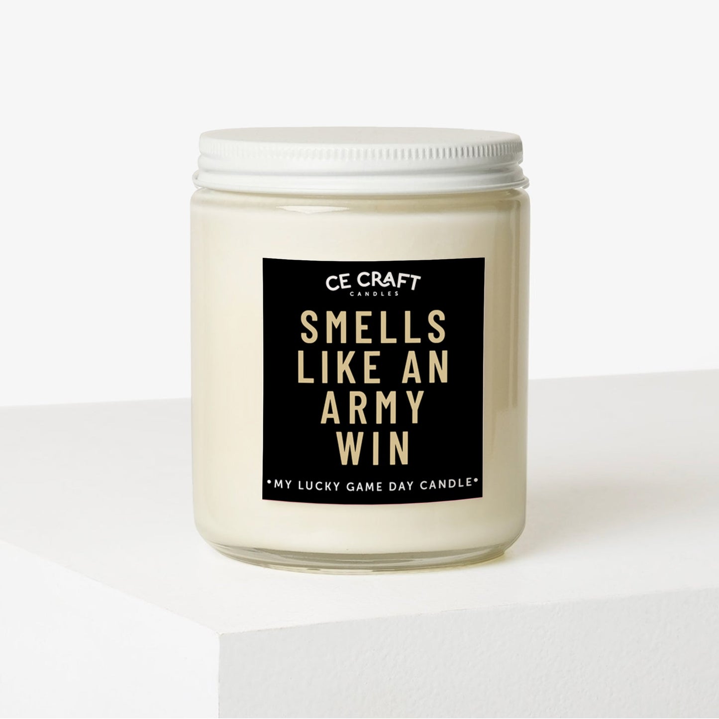Smells Like An Army Win Scented Candle Candles CE Craft