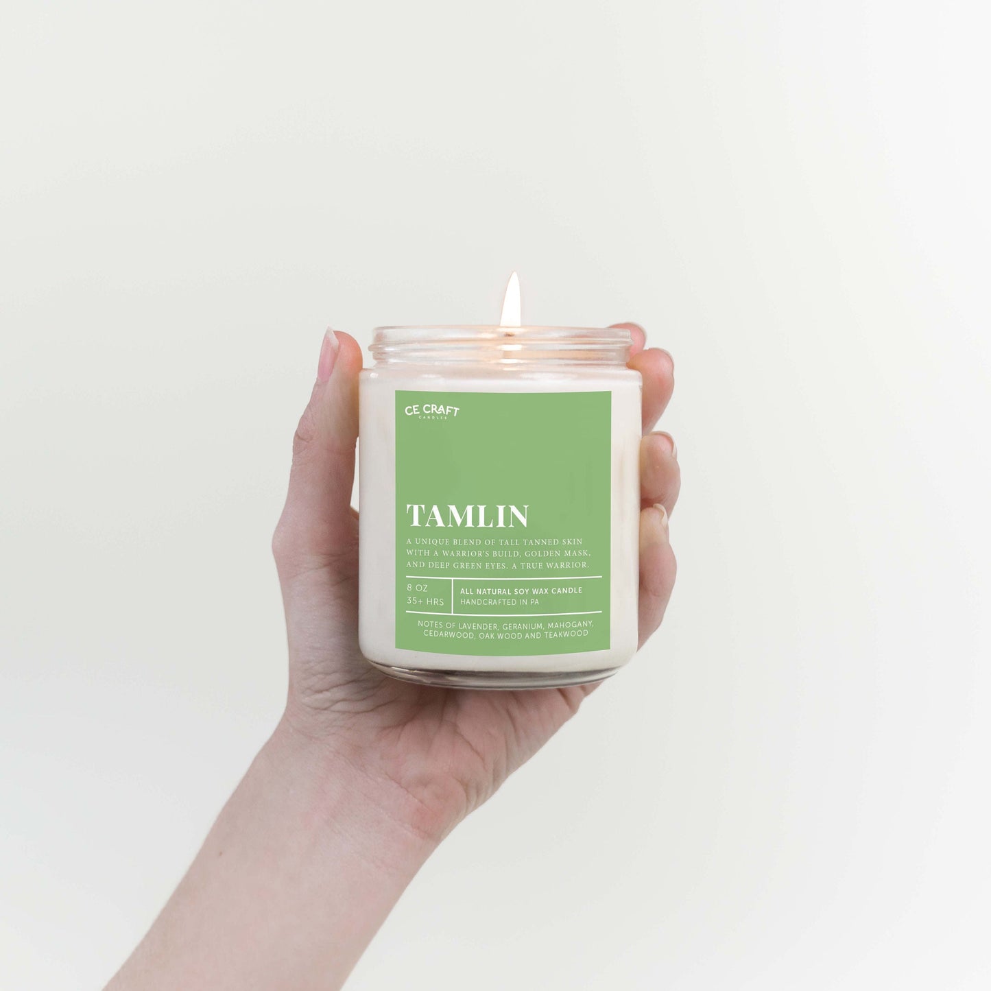 Tamlin Scented Soy Wax Candle C & E Craft Co