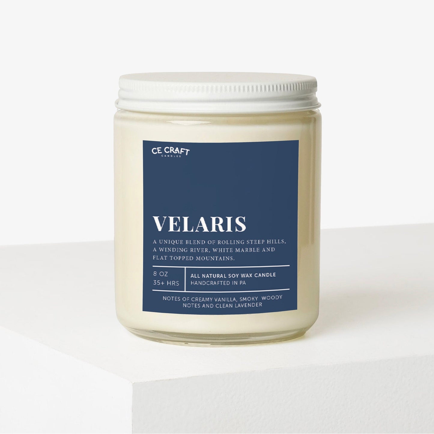 Velaris Scented Soy Wax Candle C & E Craft Co