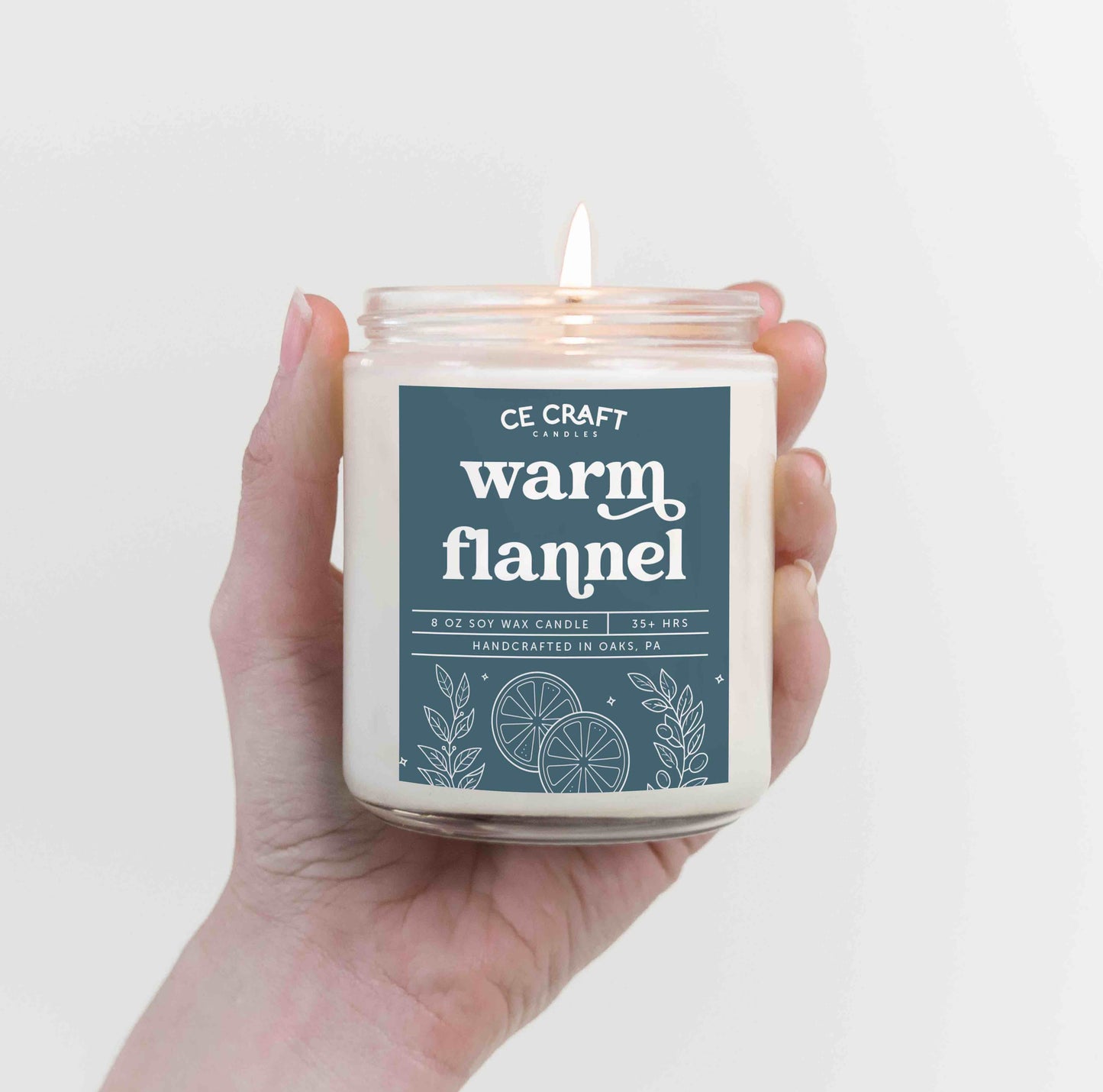 Warm Flannel Scented Candle Candles CE Craft