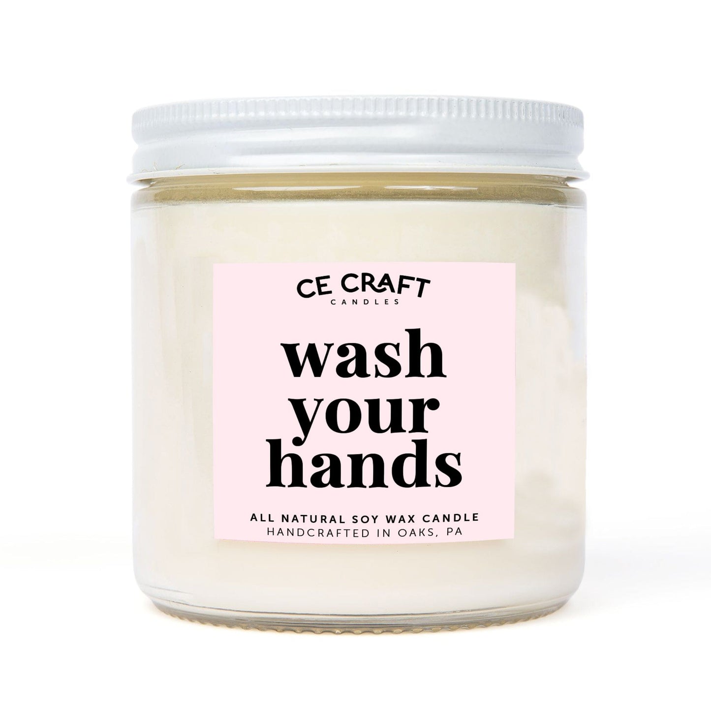 Wash Your Hands Candle Candles CE Craft