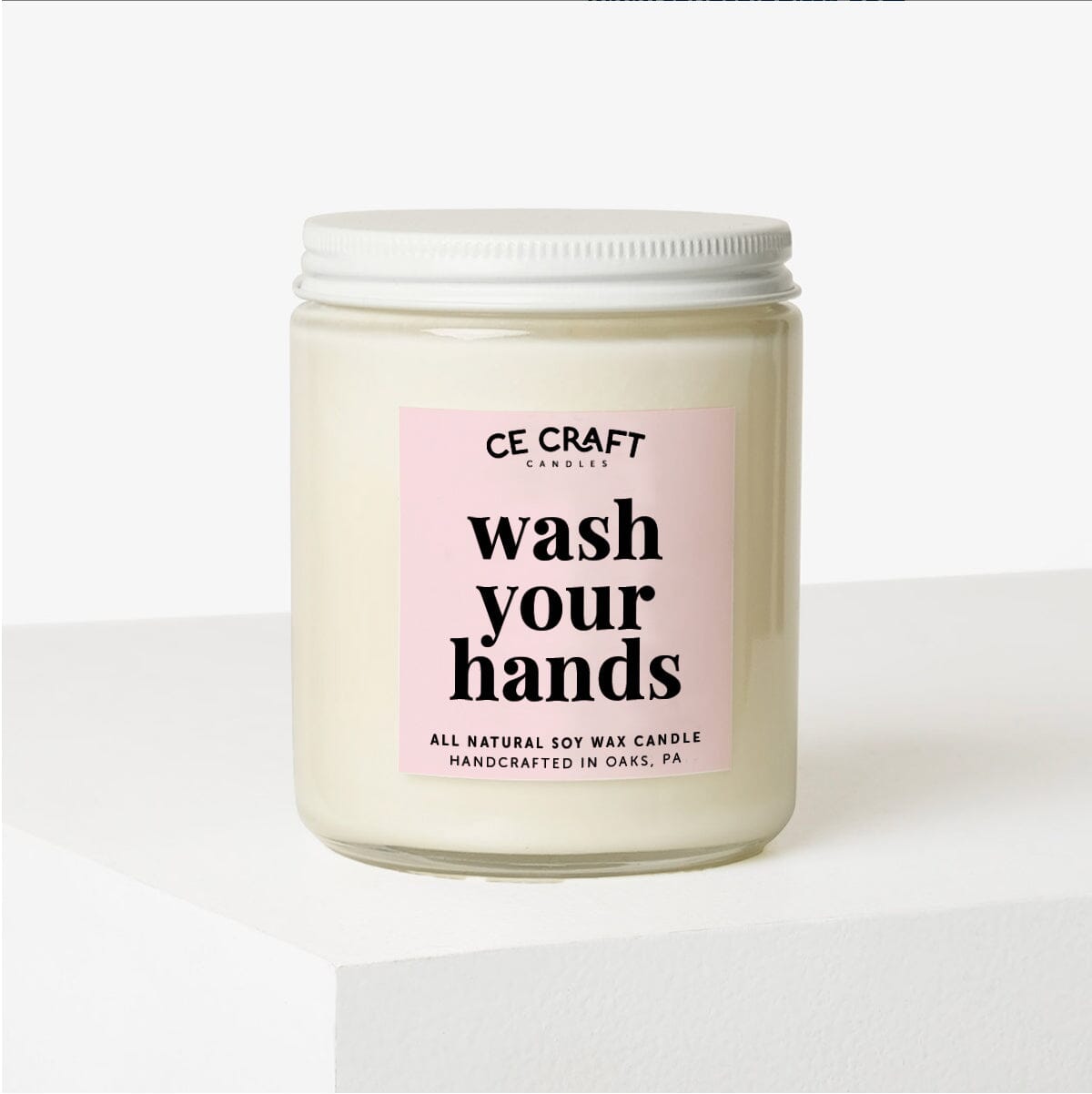 Wash Your Hands Candle Candles CE Craft
