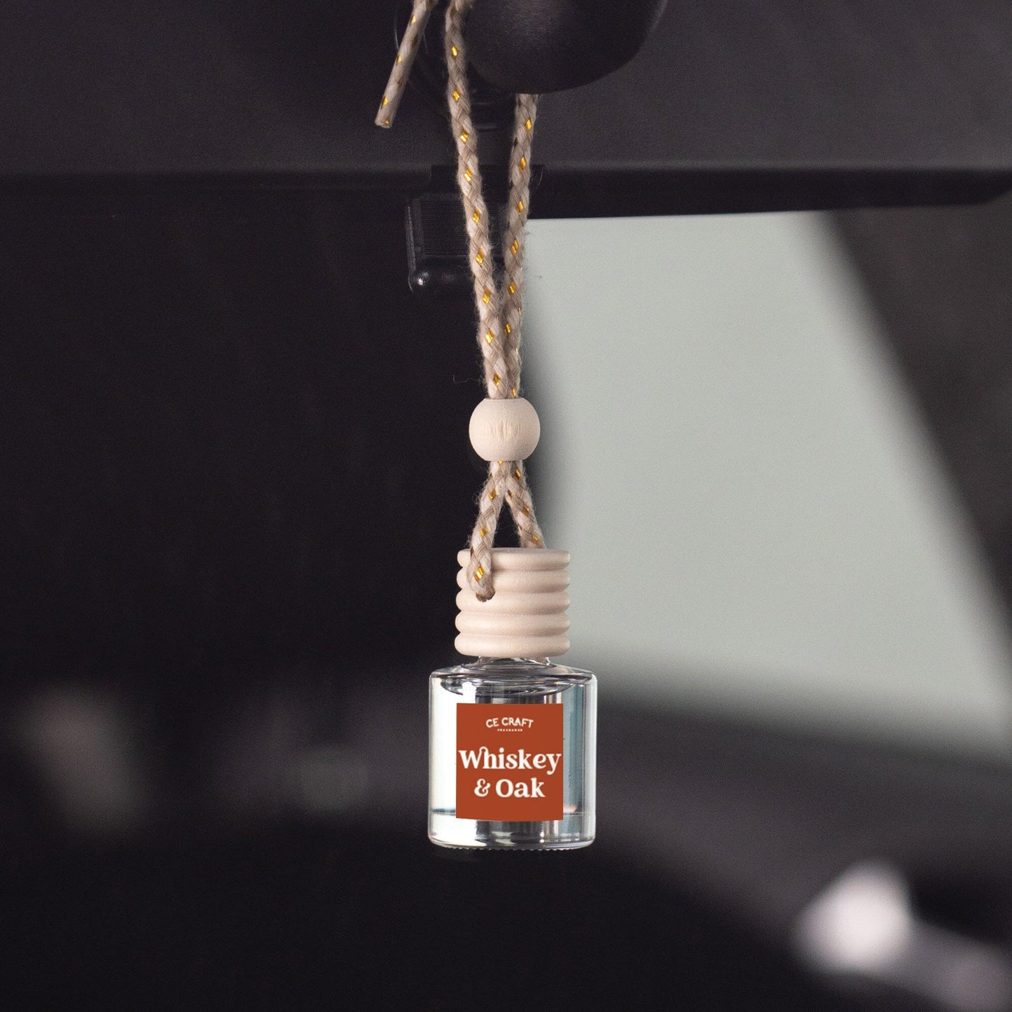 Whiskey & Oak Scented Car Freshener Vehicle Air Fresheners CE Craft