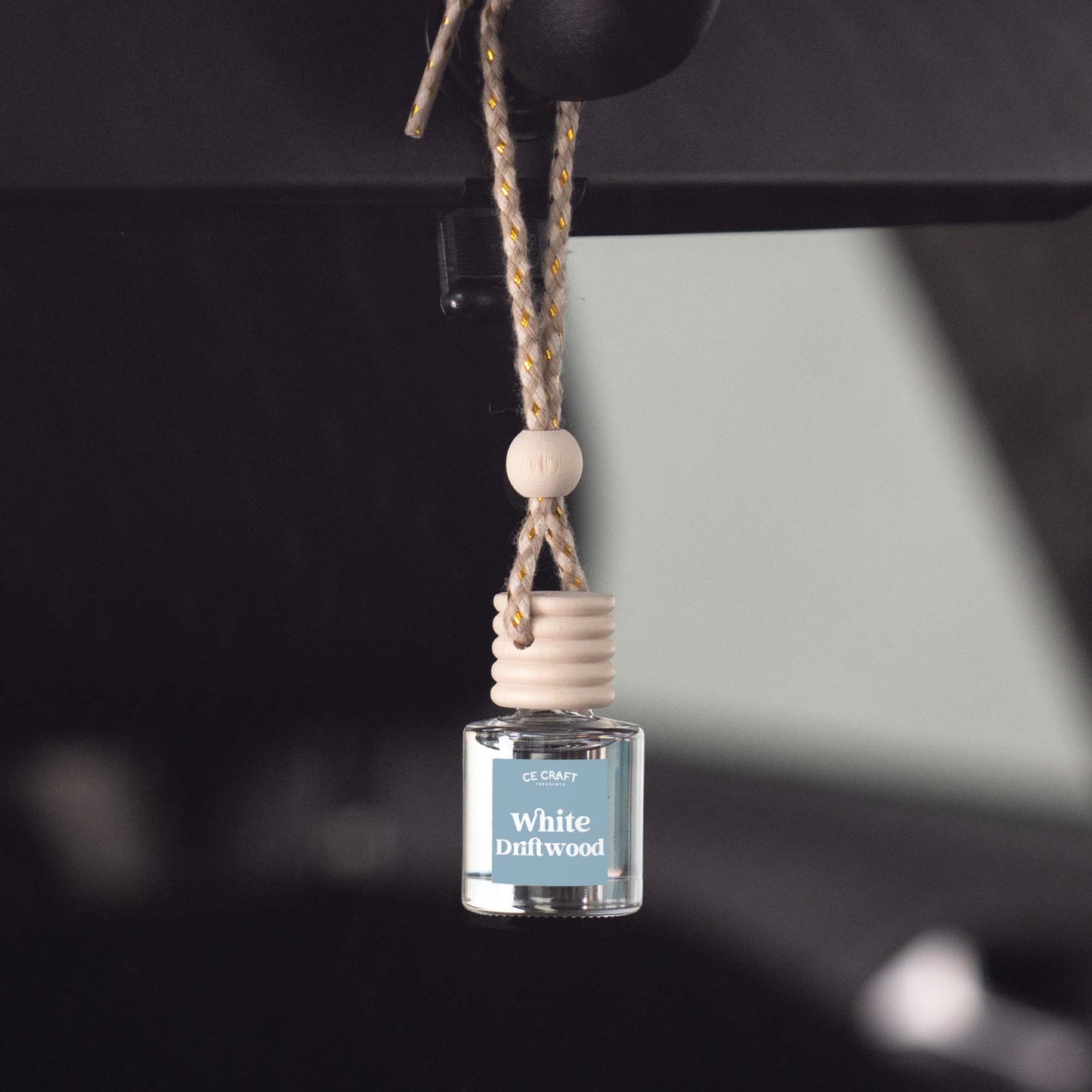 White Driftwood Scented Car Freshener Vehicle Air Fresheners CE Craft