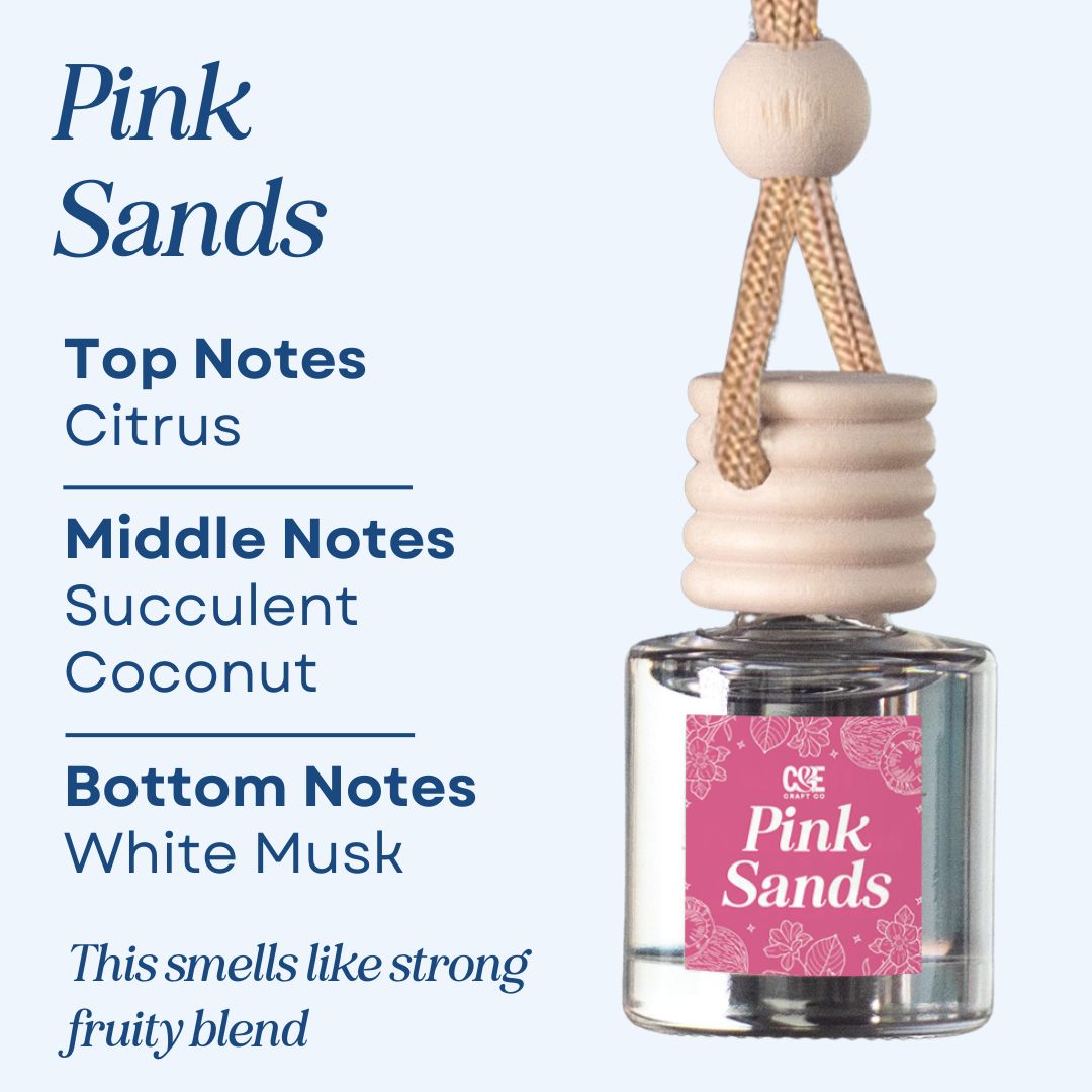 Pink Sands Scented Car Freshener