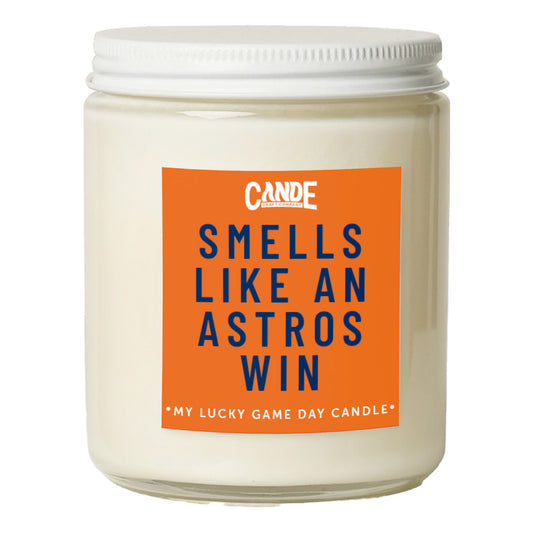 Smells Like An Astros Win Candle