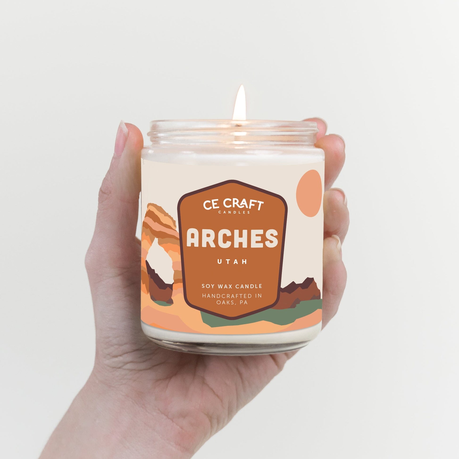 Arches National Park Candle Candles CE Craft 