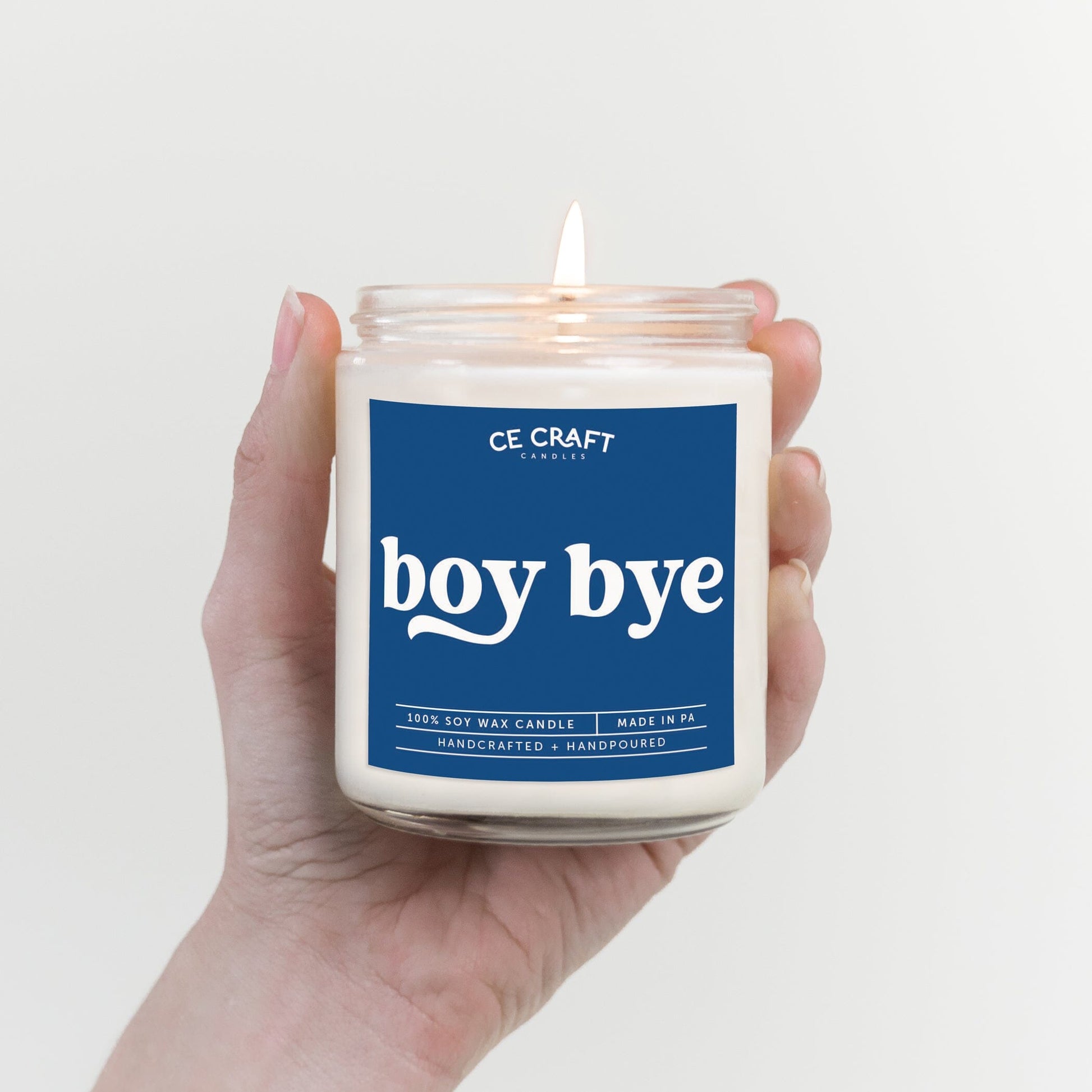 Boy Bye Candle Candles CE Craft 