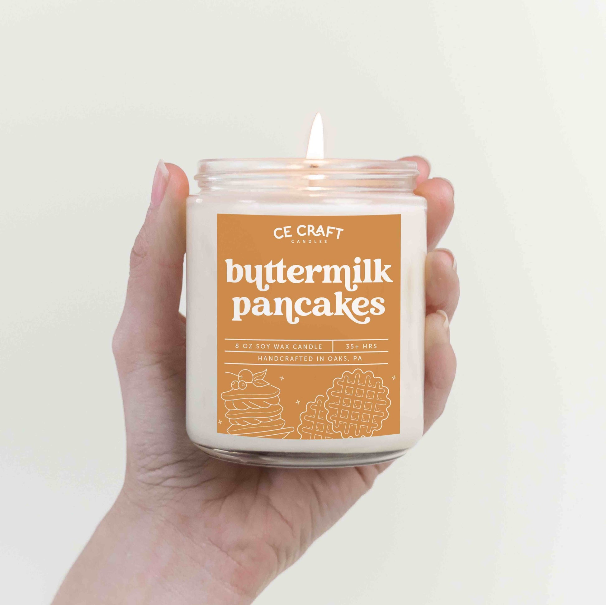 Buttermilk Pancakes Scented Candle Candles CE Craft 