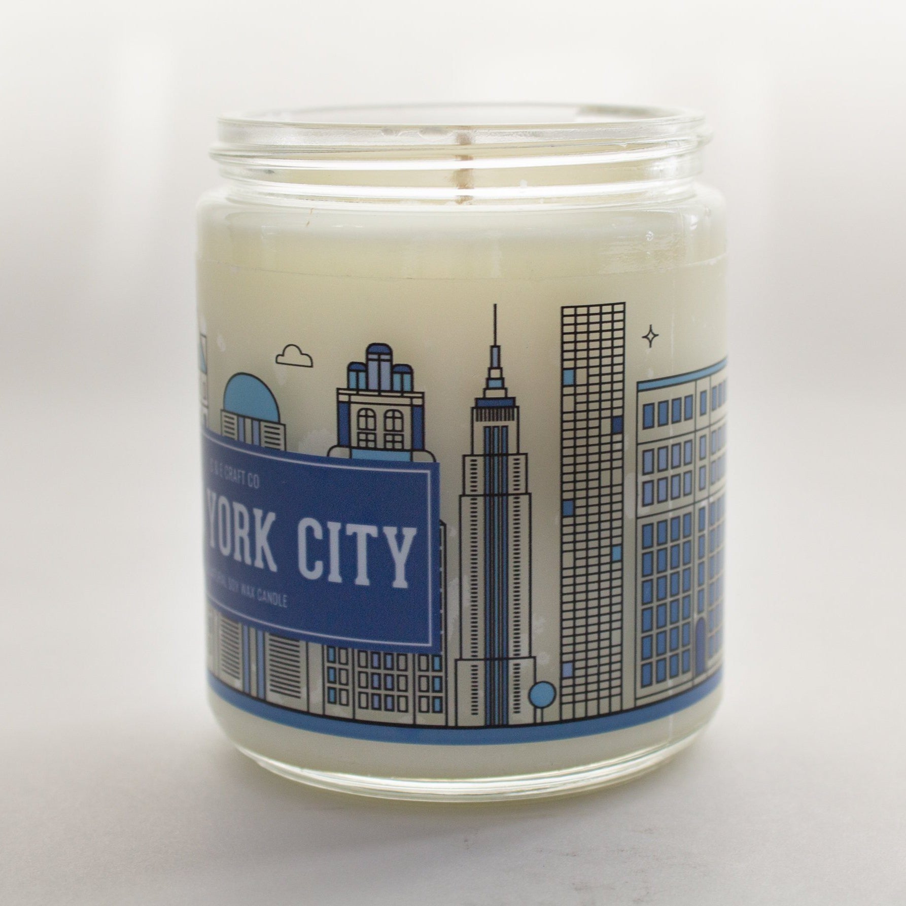 C&E - New York City Skyline - Soy Wax Candle - New York City Gift C & E Craft Co 