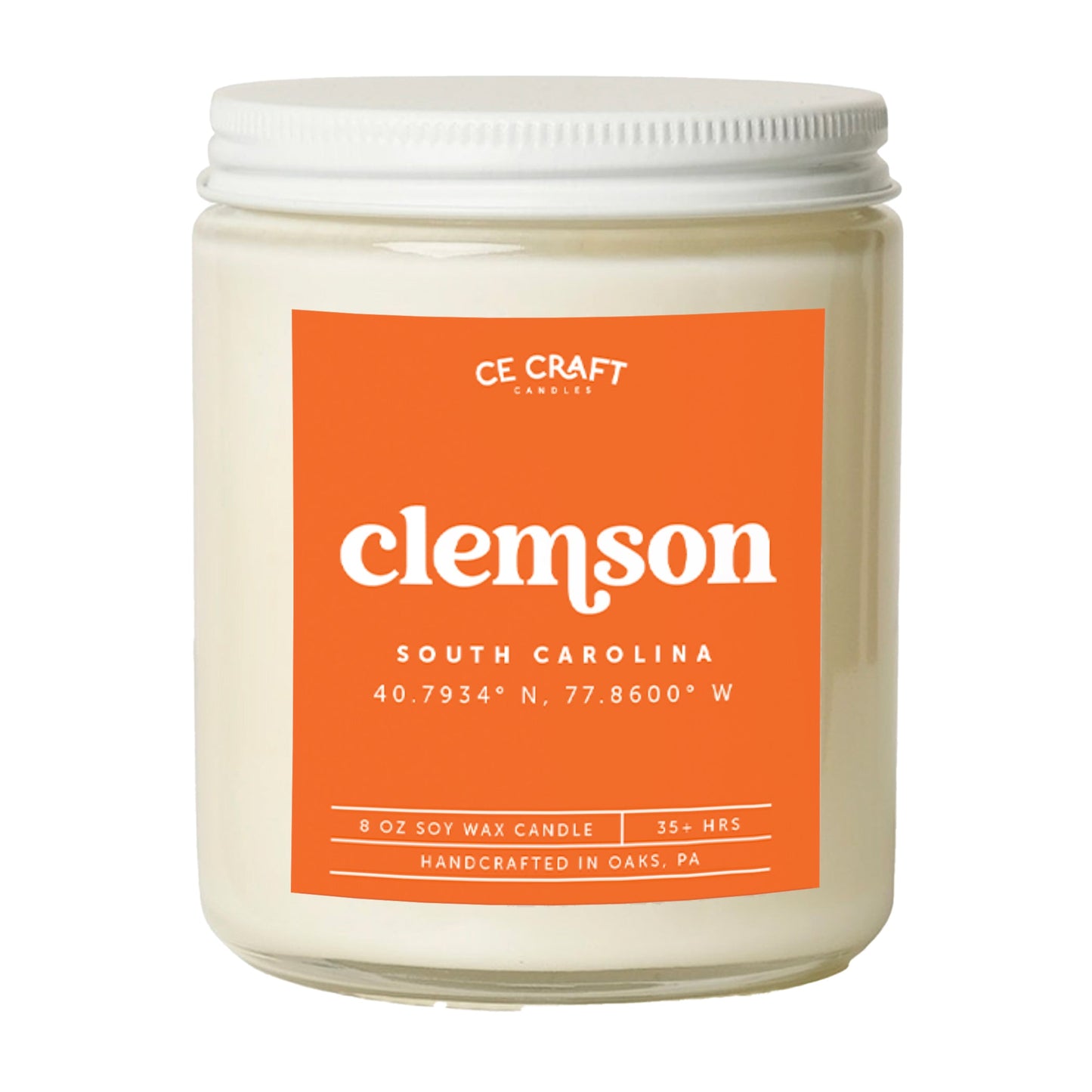 Clemson Scented Candle Candles CE Craft 